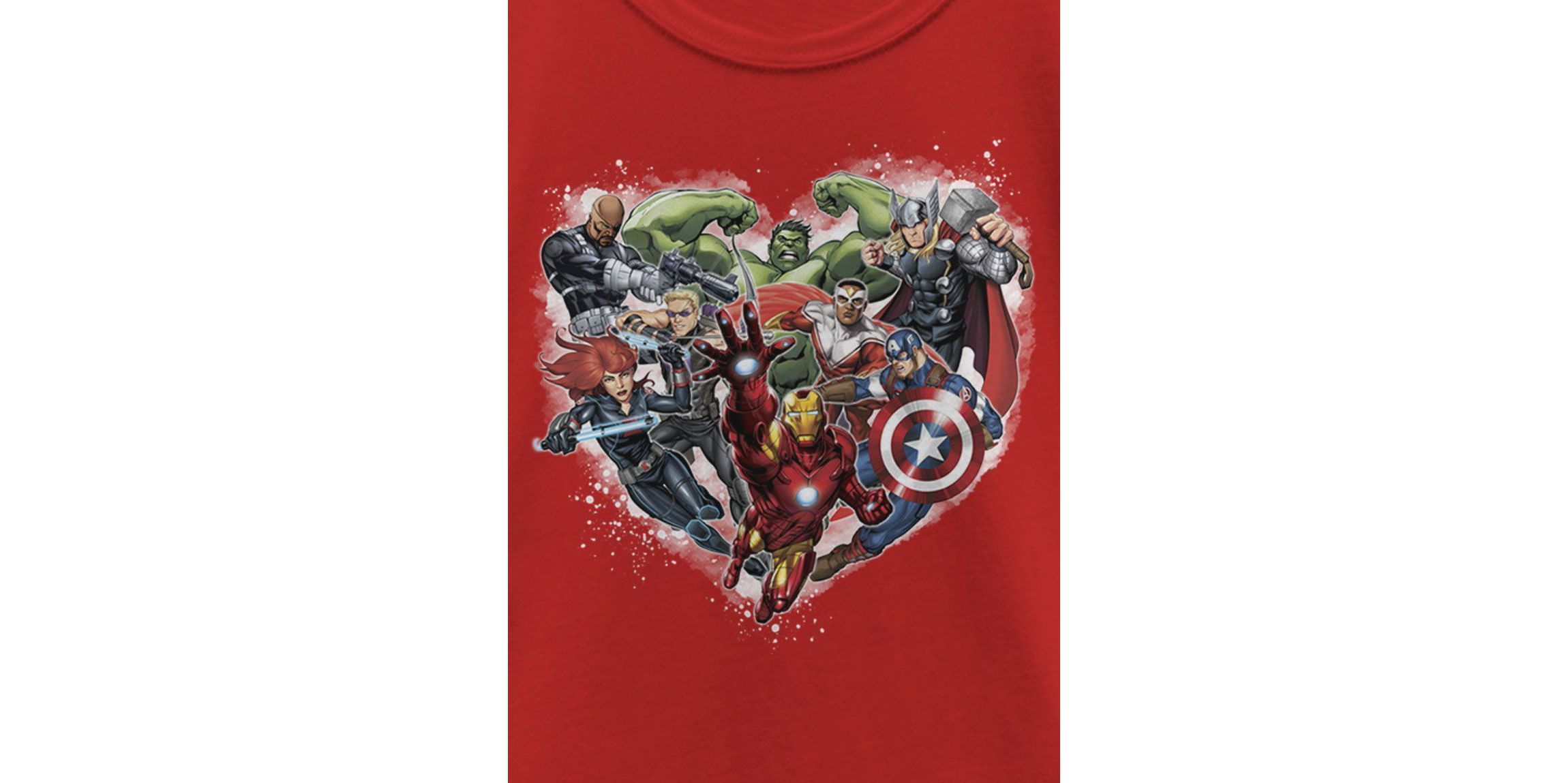 Avenger Heart Graphic T-Shirt