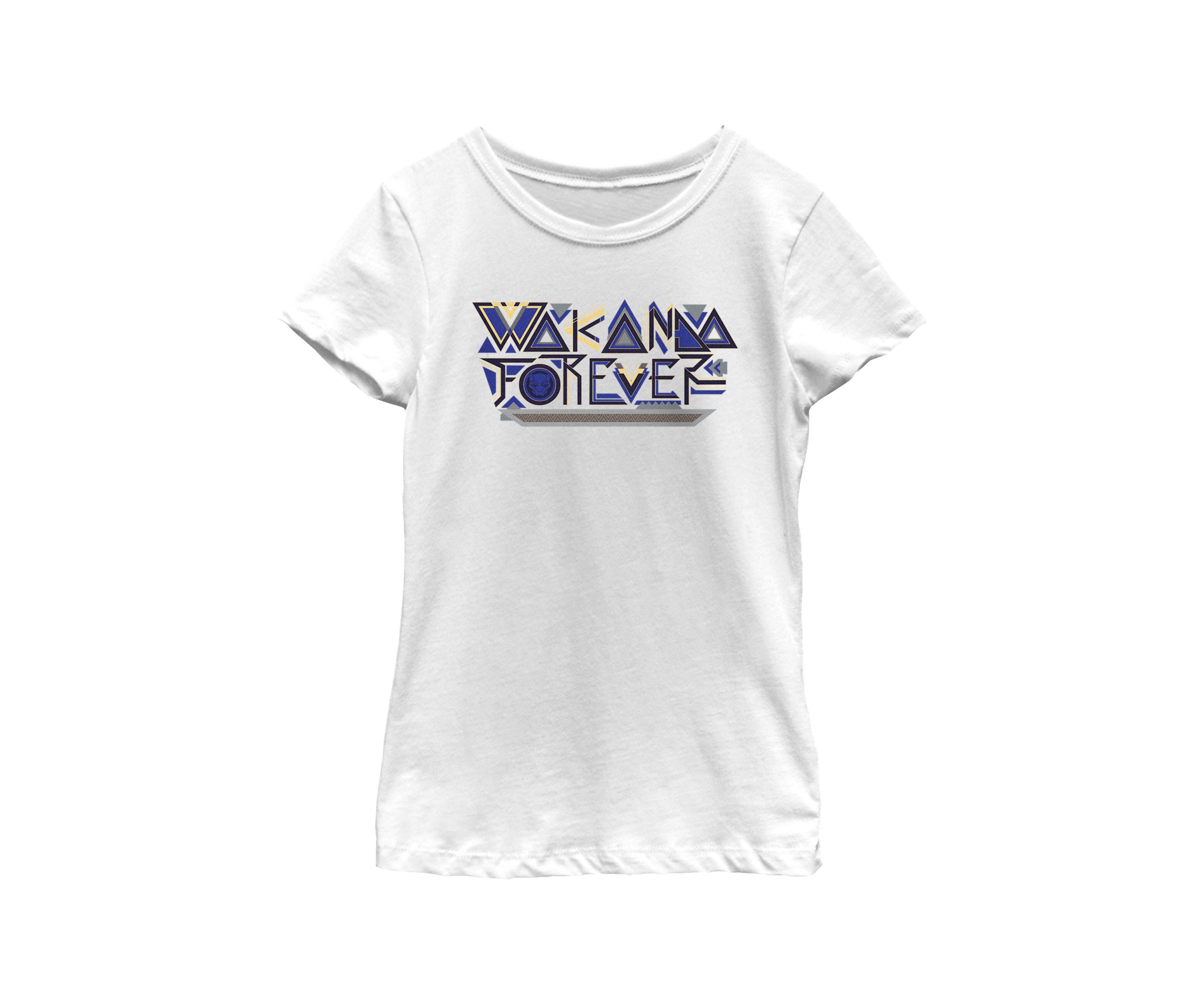Wakanda Forever Pattern Graphic T-Shirt
