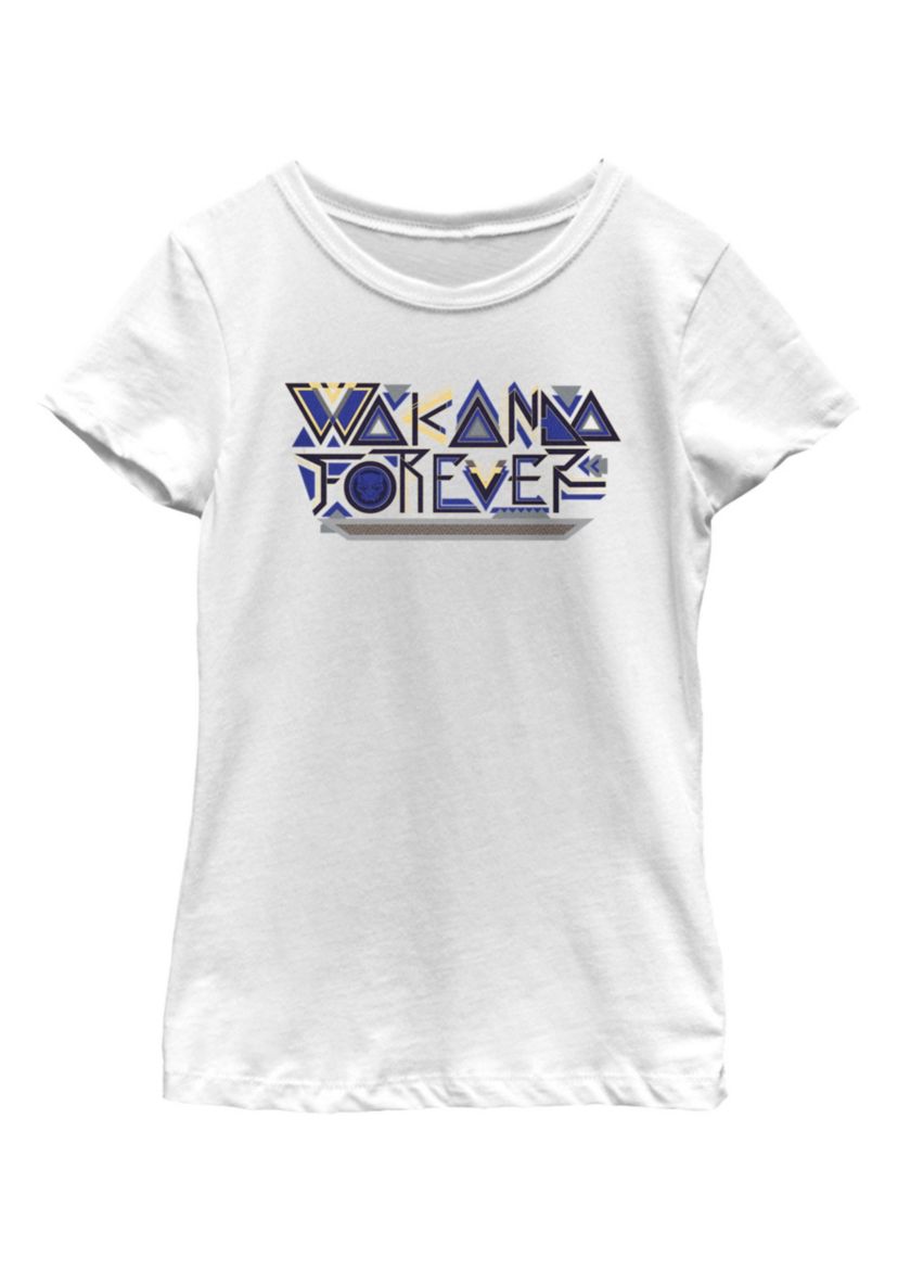 Wakanda Forever Pattern Graphic T-Shirt