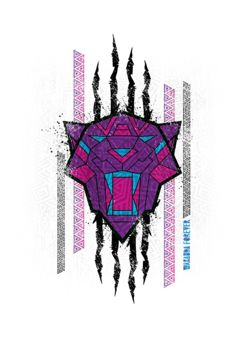 Panther Scratch Graphic T-Shirt