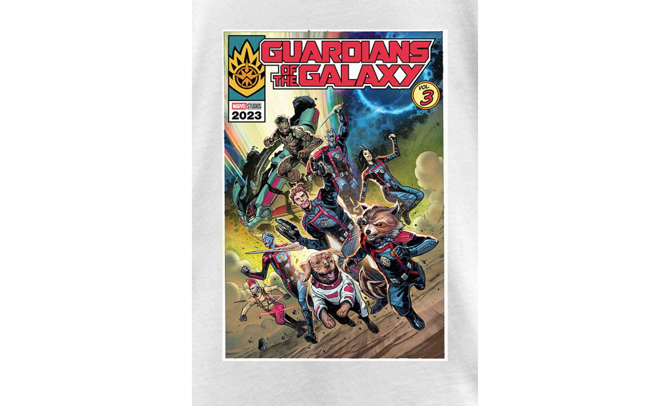 GotGV3 Comic Poster Graphic T-Shirt