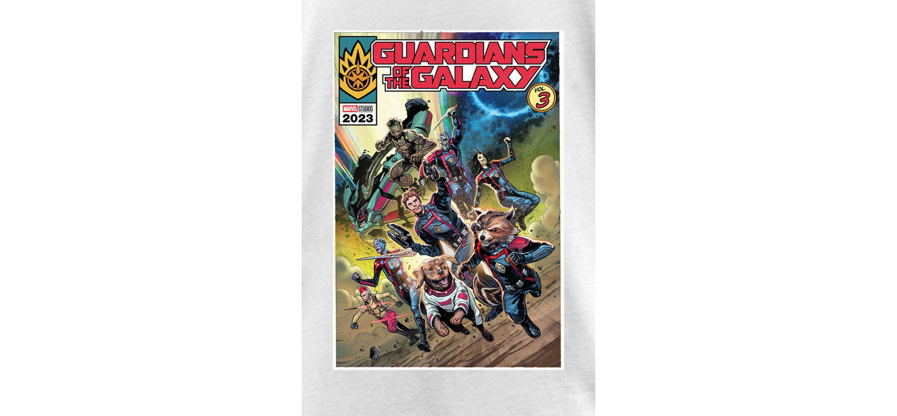 GotGV3 Comic Poster Graphic T-Shirt