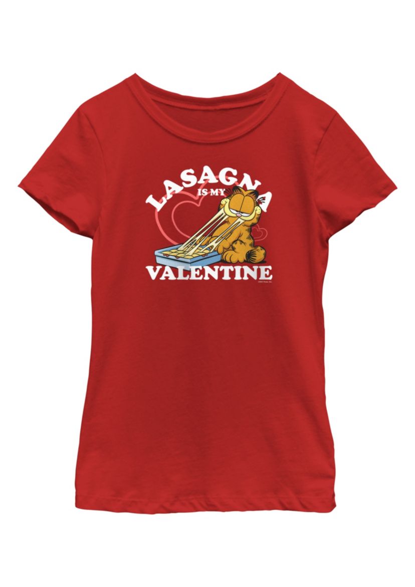 Lasagna Is My Valentine Graphic T-Shirt