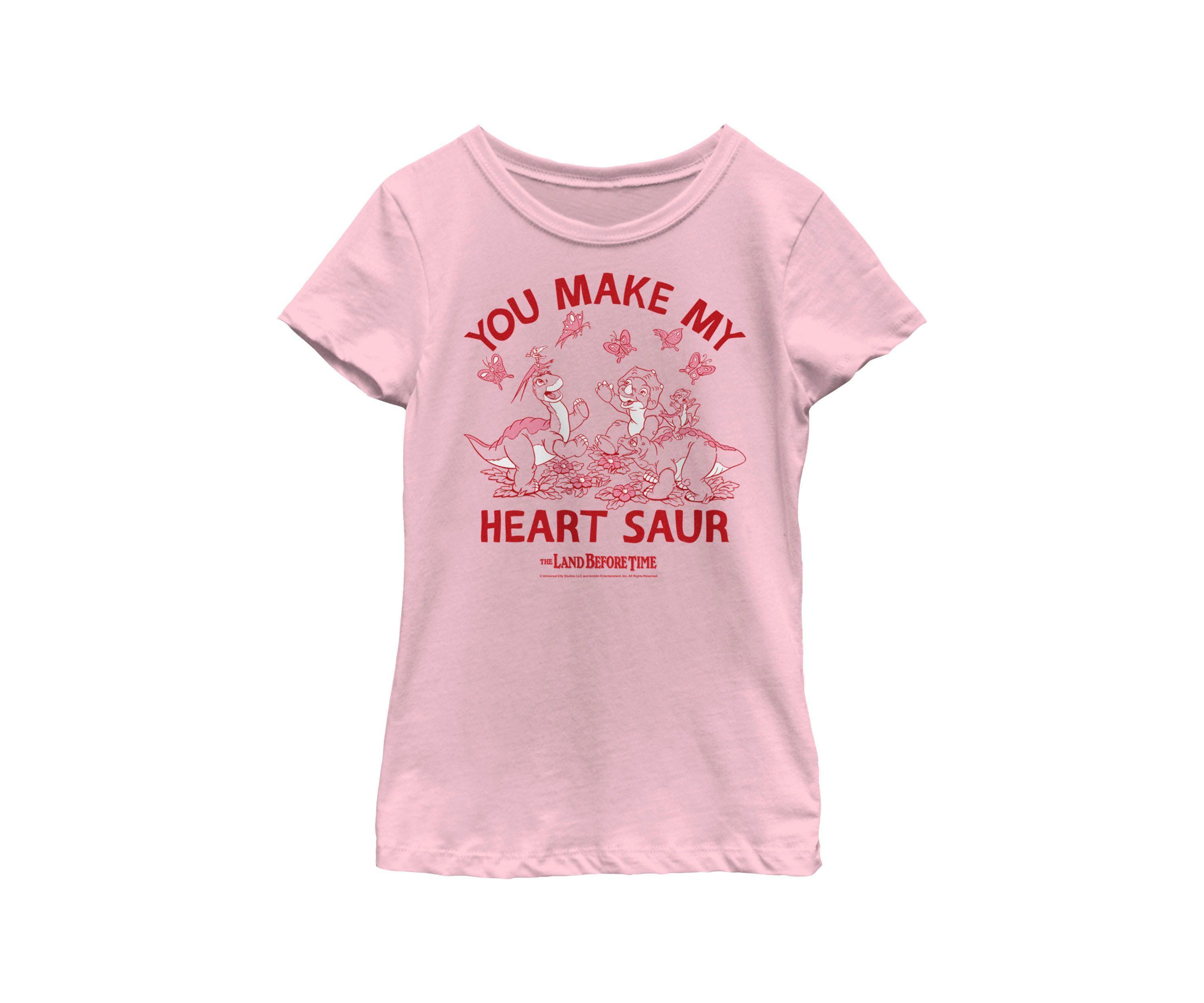 Heart Saur Graphic T-Shirt