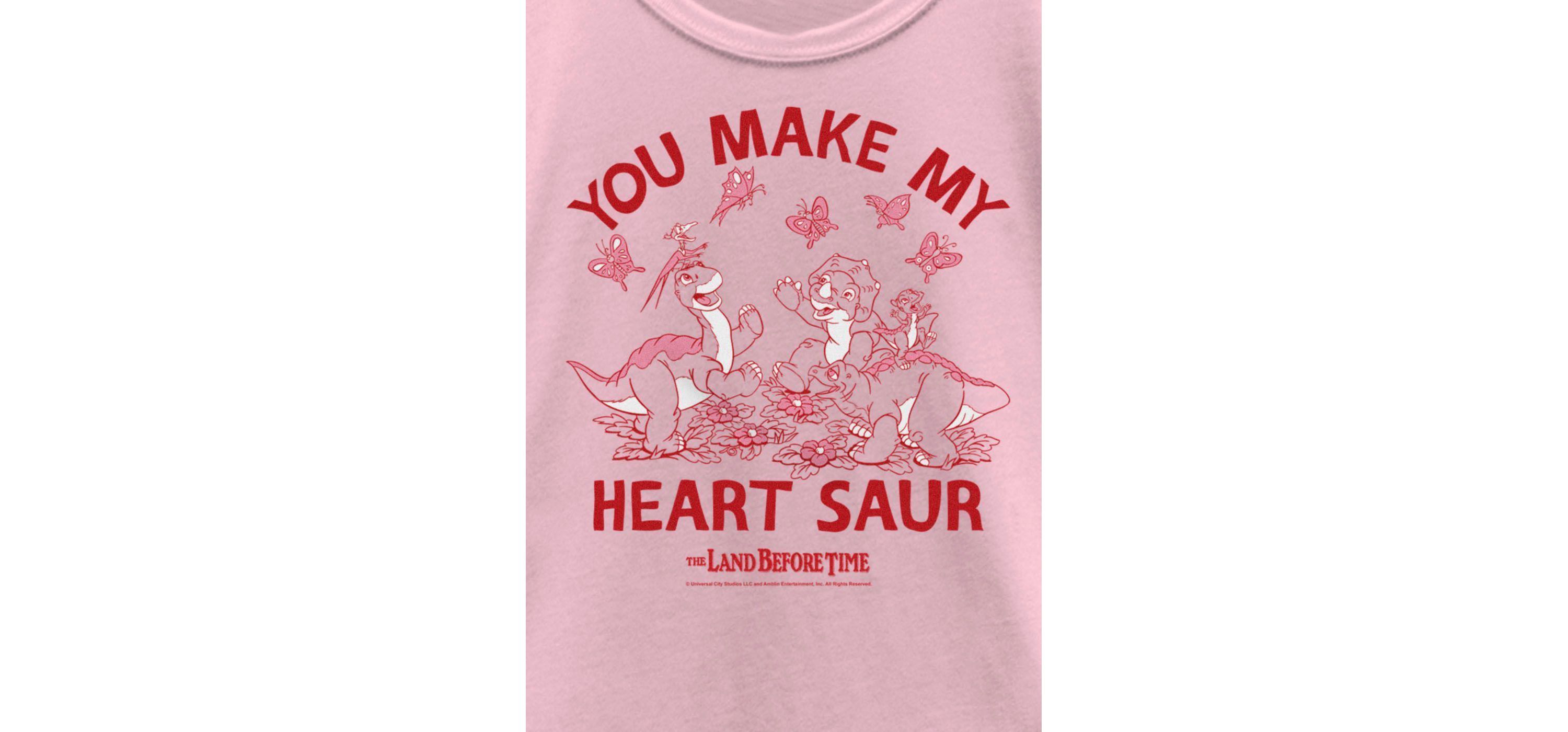 Heart Saur Graphic T-Shirt