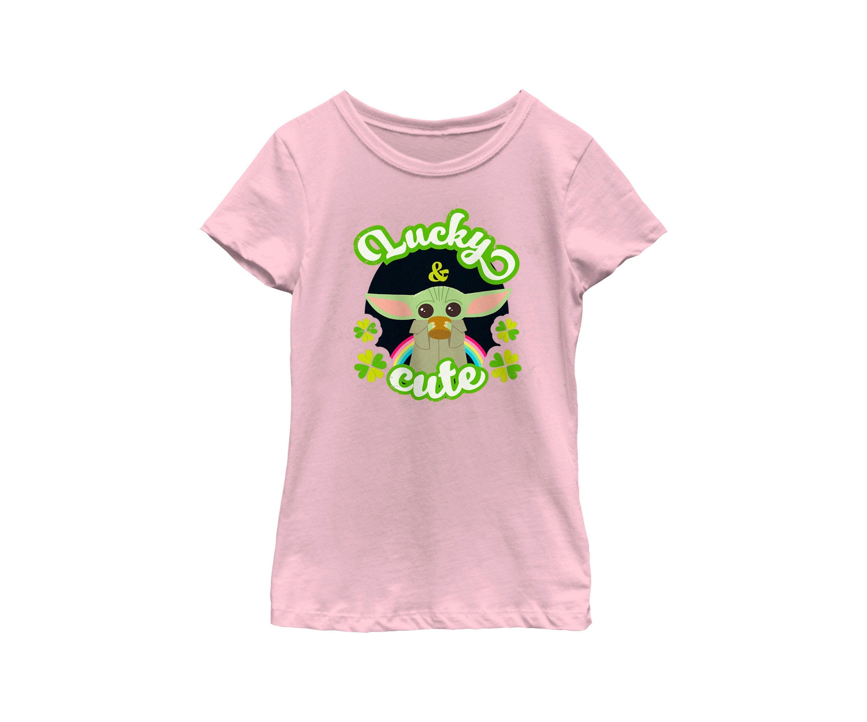 Grogu Rainbow Graphic T-Shirt