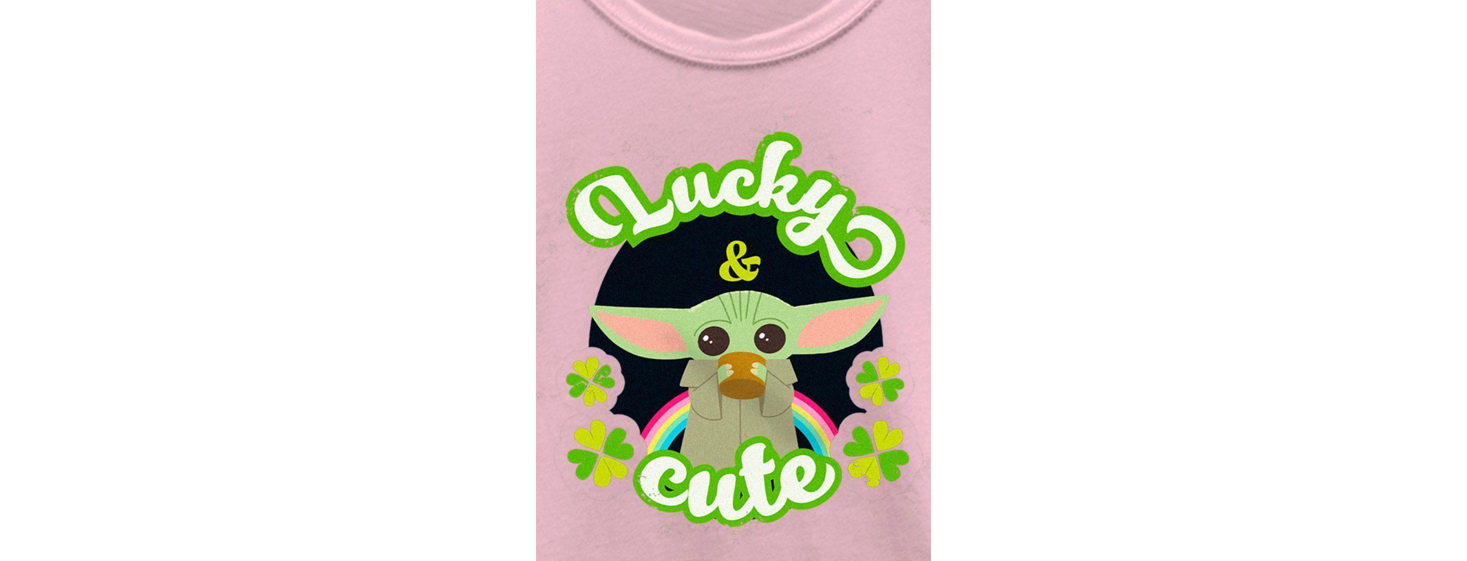 Grogu Rainbow Graphic T-Shirt