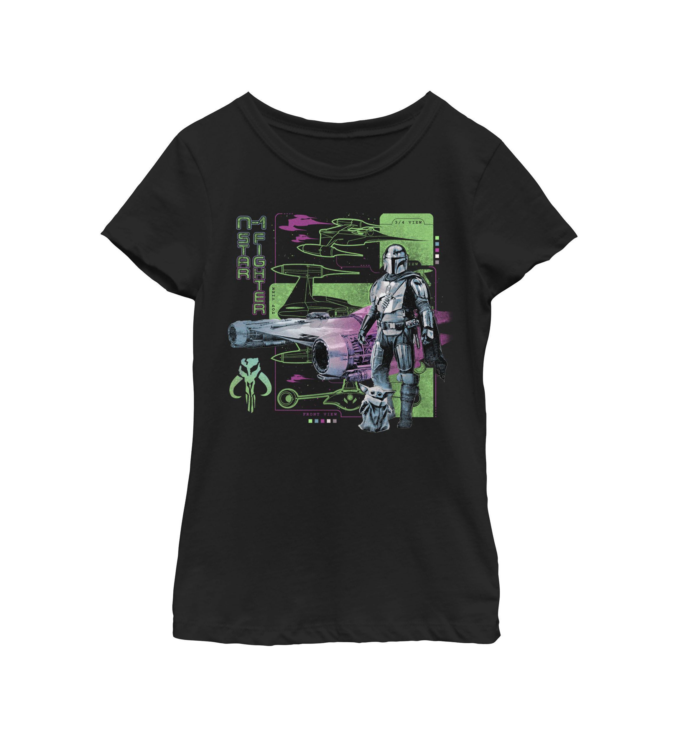 Front Top Views Graphic T-Shirt