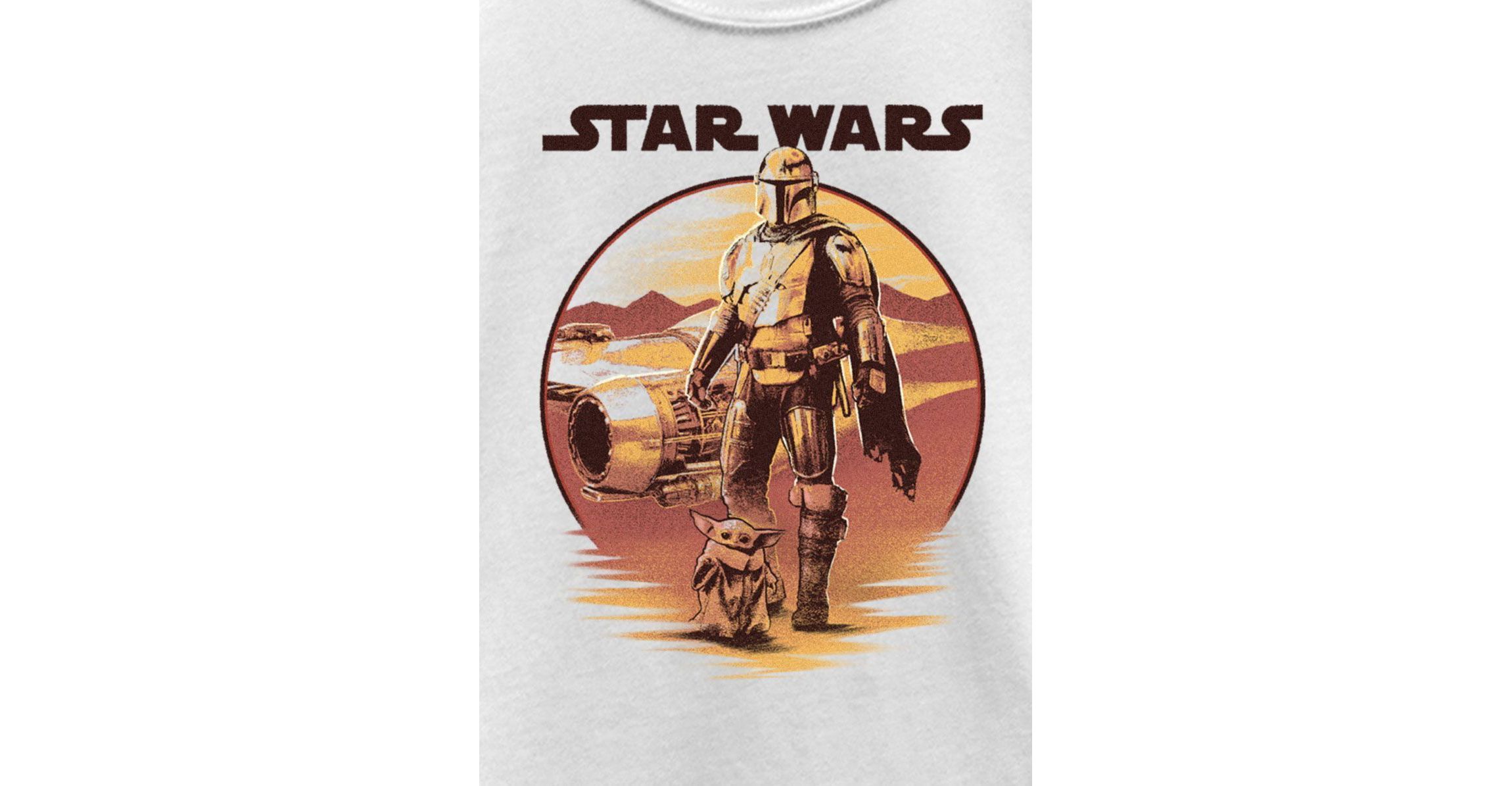Sunset Mando Grogu Graphic T-Shirt
