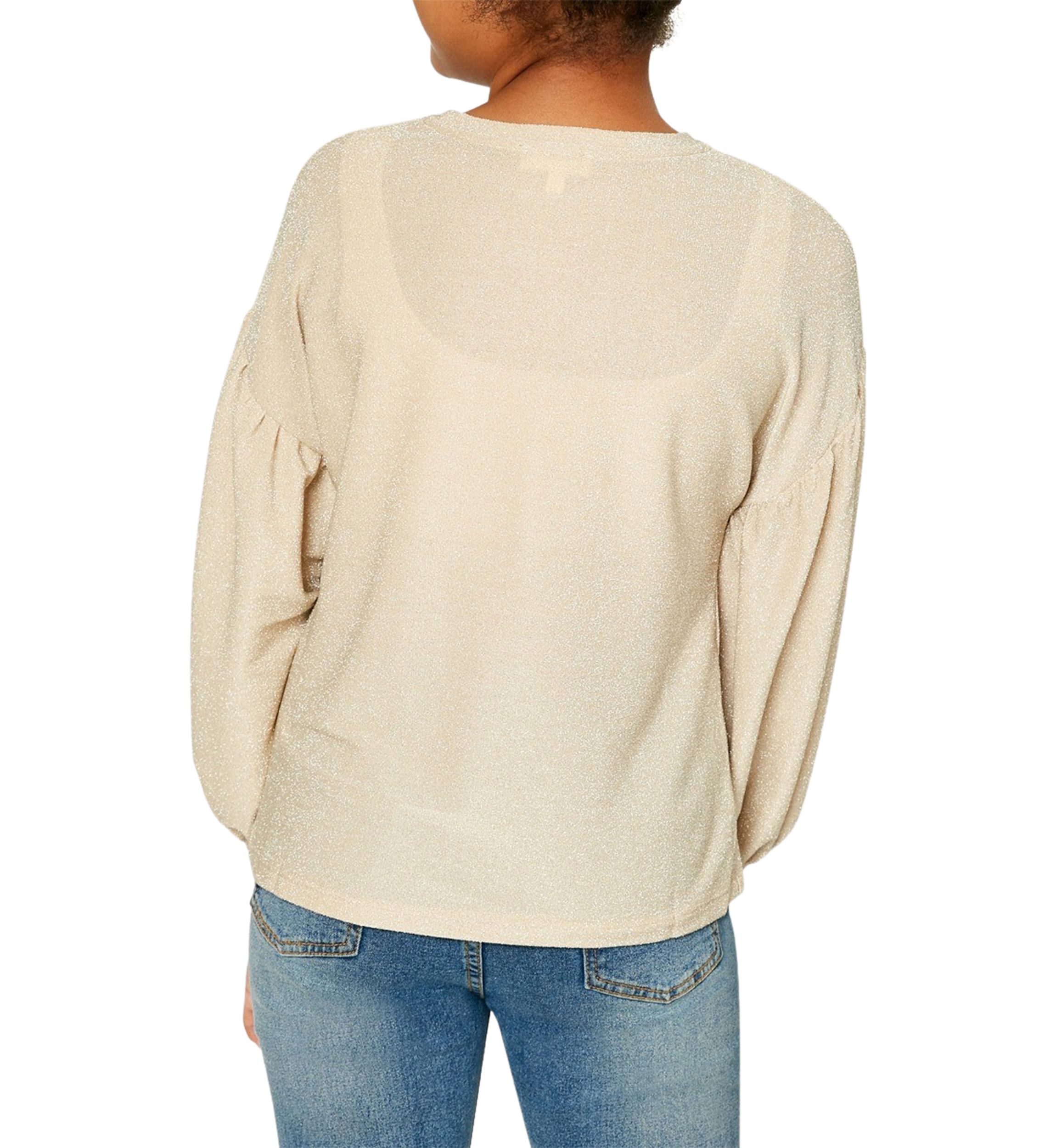 Girls 7-16 Solid Shimmer Top