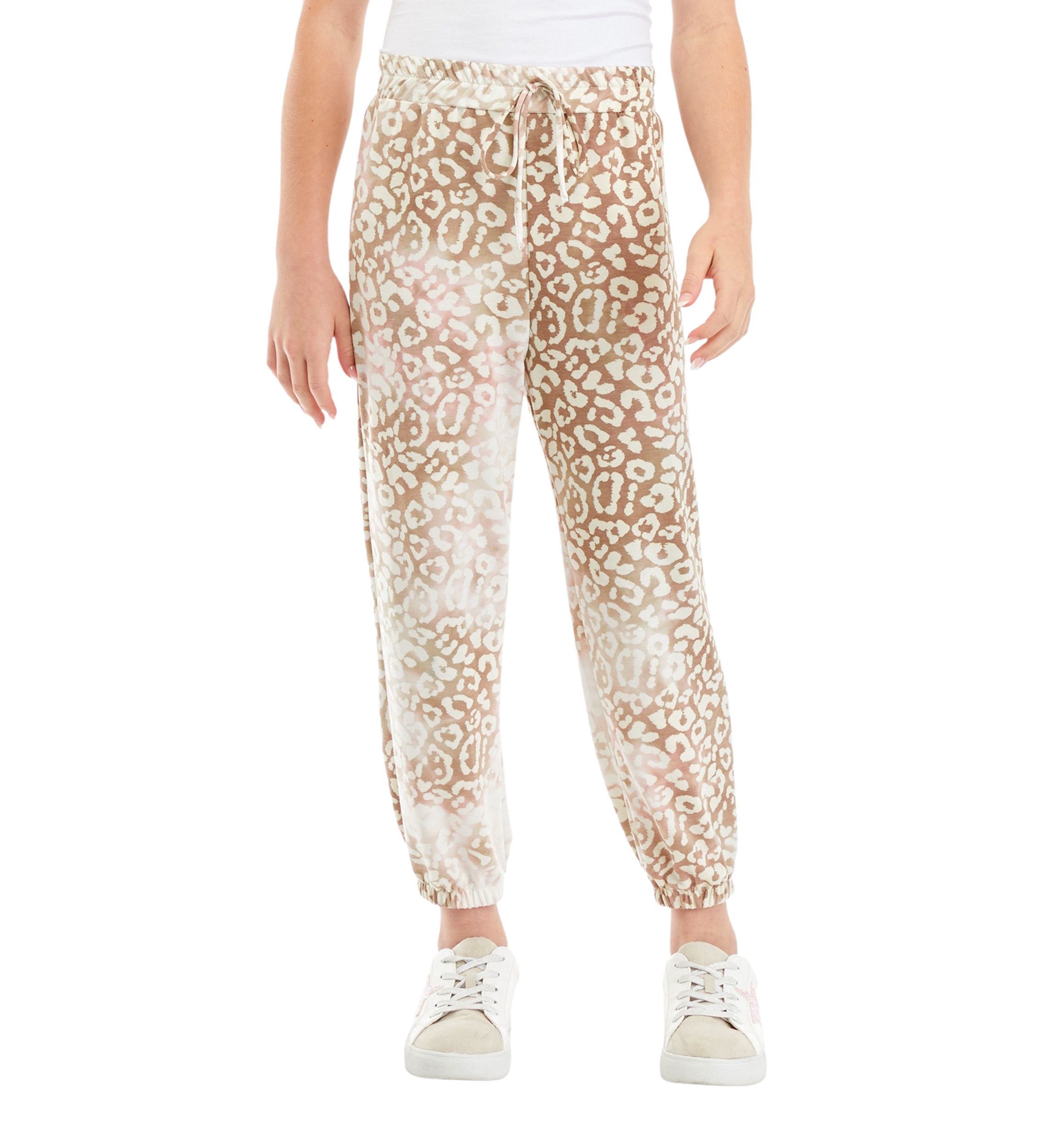 Girls 7-16 Leopard Printed Sweatpants