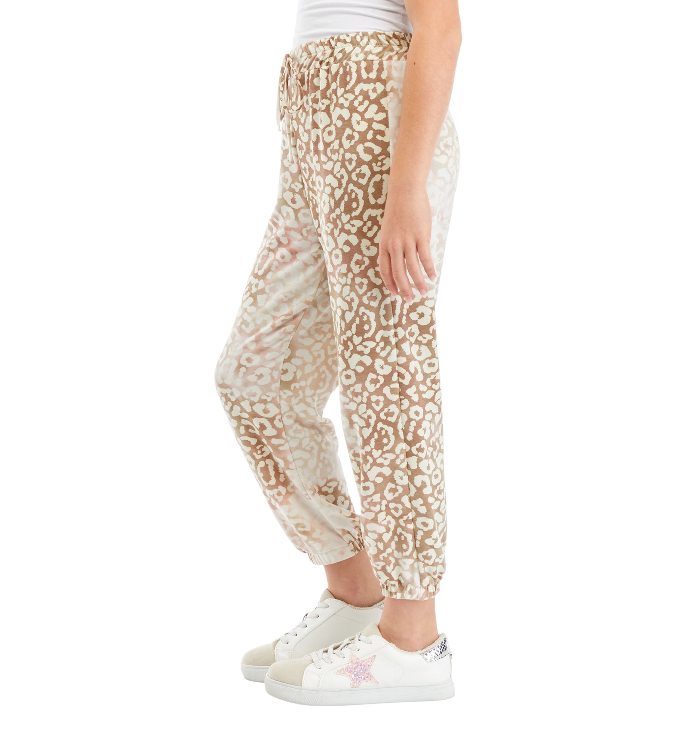 Girls 7-16 Leopard Printed Sweatpants