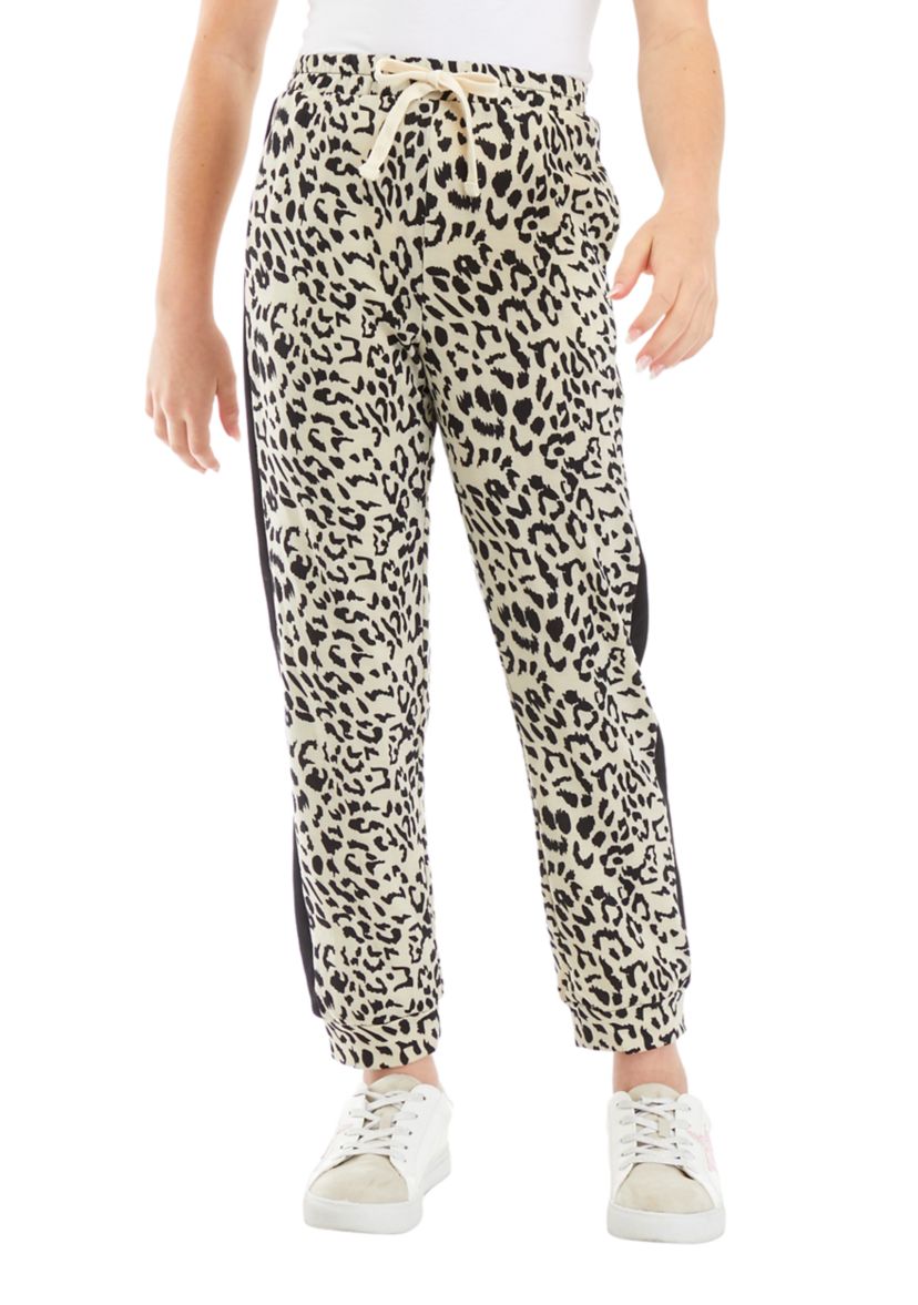 Girls 7-16 Leopard Printed Sweatpants