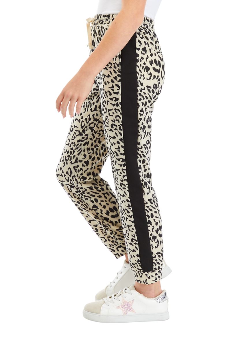 Girls 7-16 Leopard Printed Sweatpants