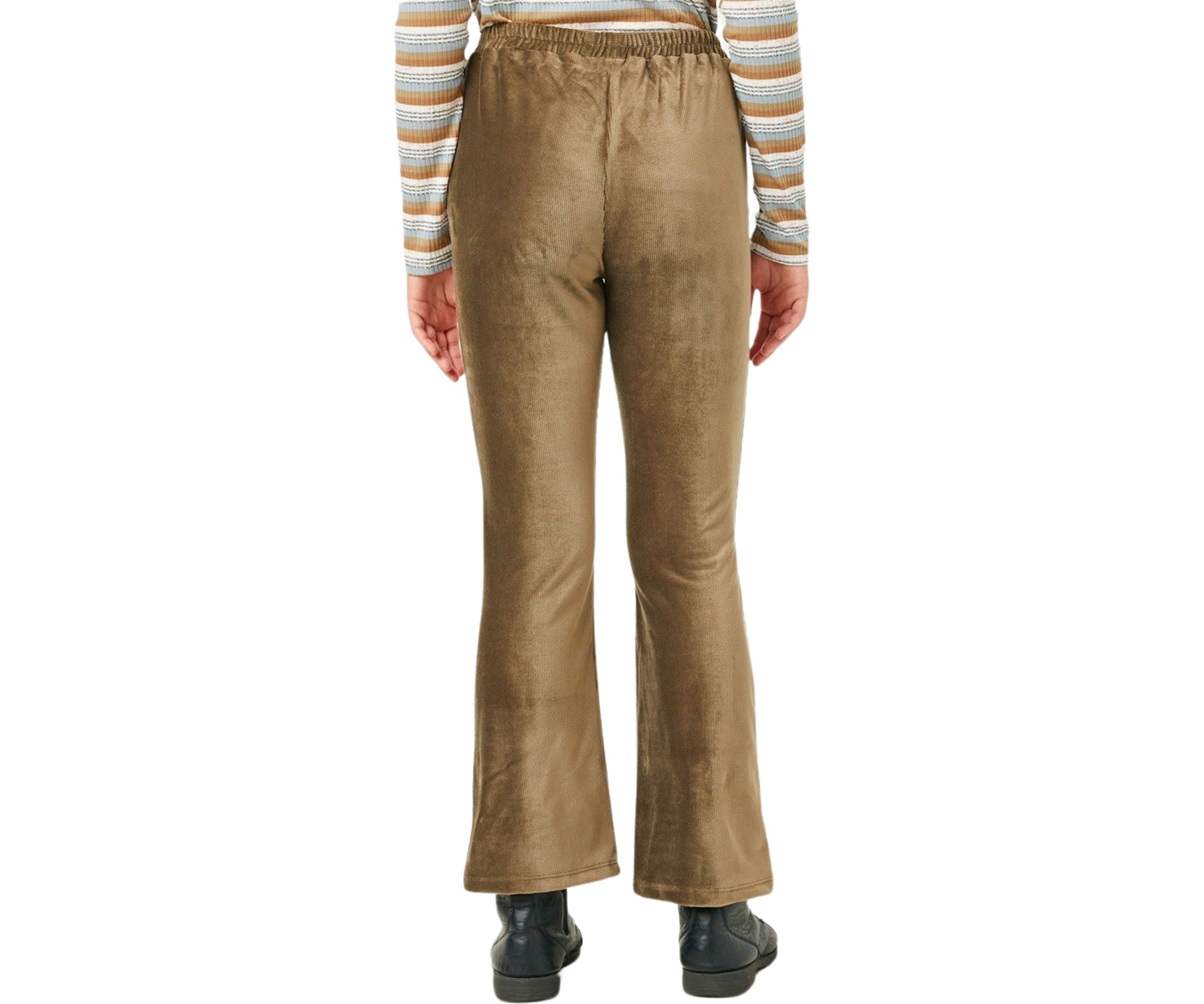 Girls 7-16 Wide Leg Velvet Corduroy Pants