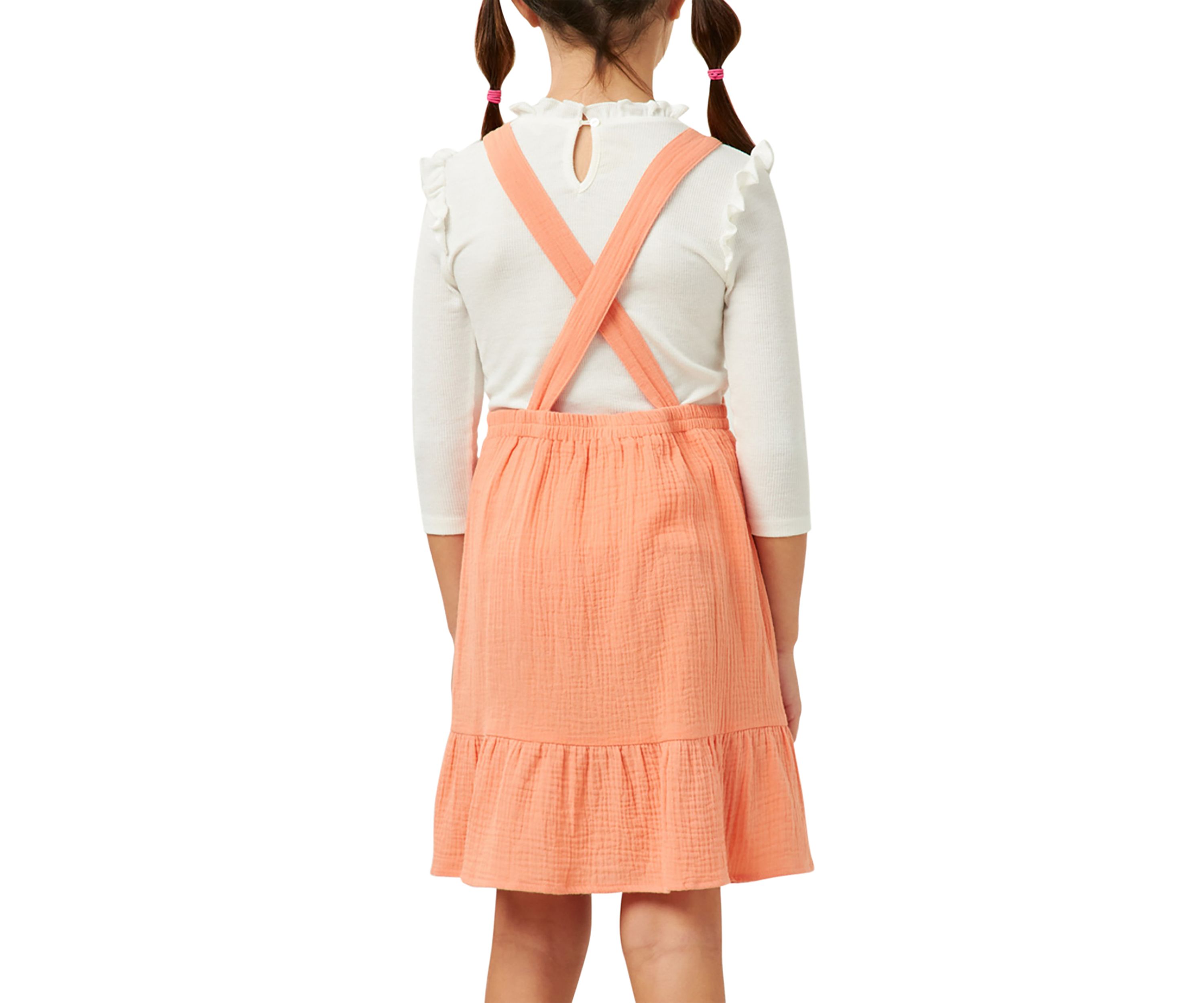 Girls 7-16 Textured Chest Pocket Sundress
