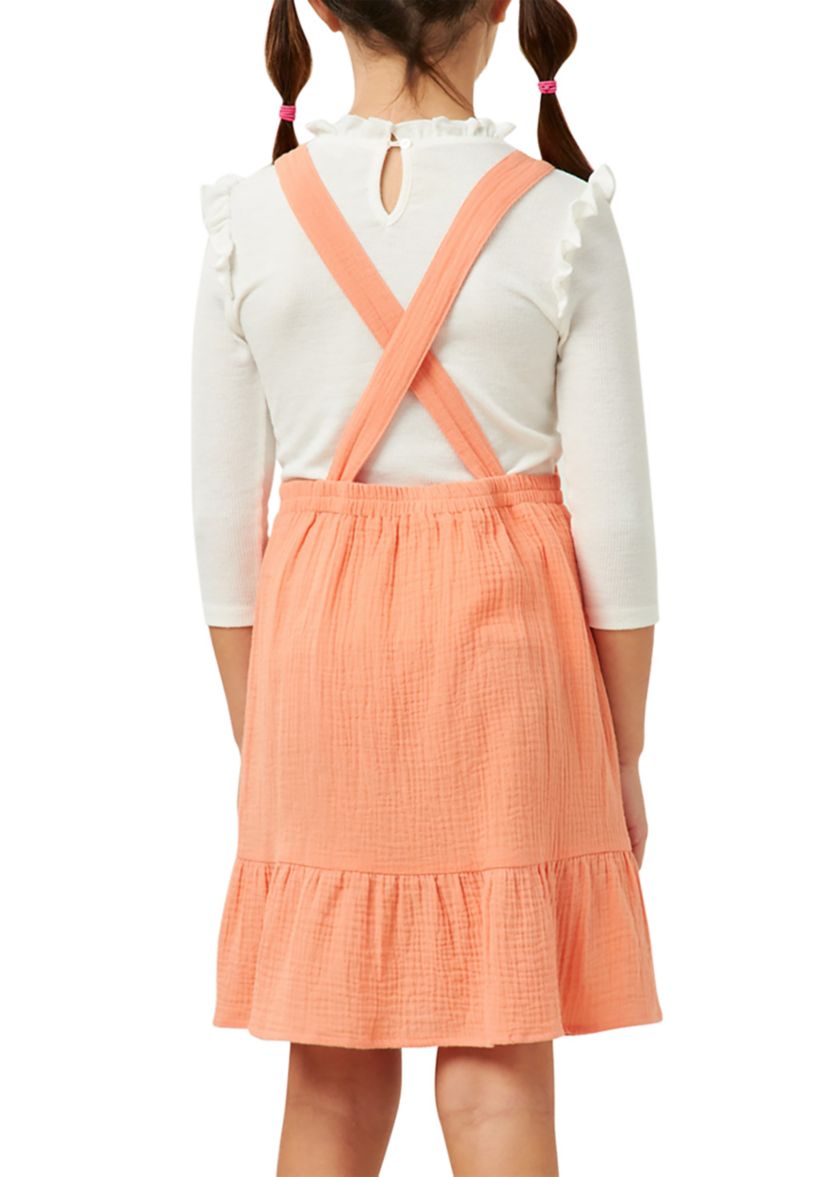 Girls 7-16 Textured Chest Pocket Sundress