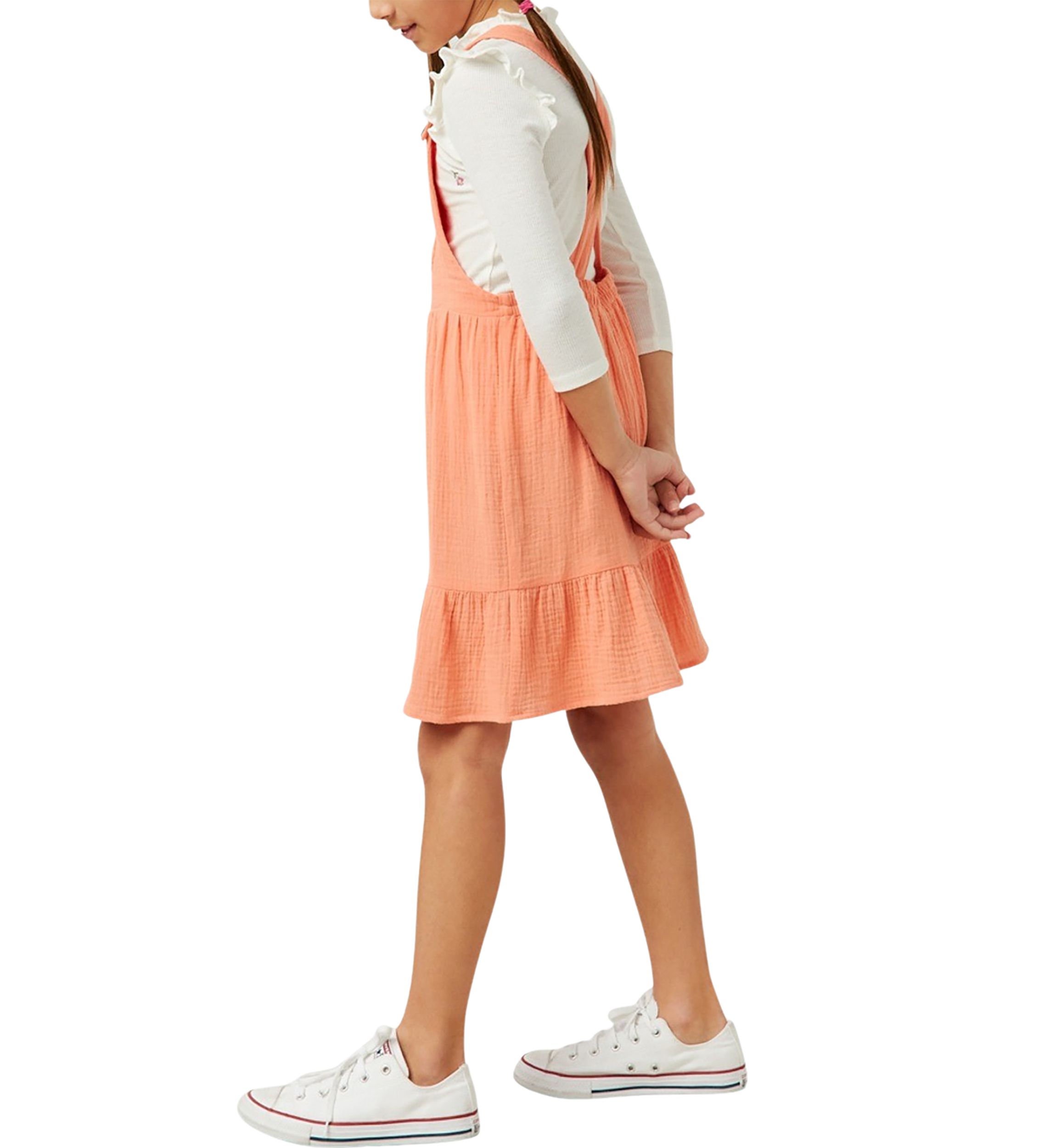 Girls 7-16 Textured Chest Pocket Sundress