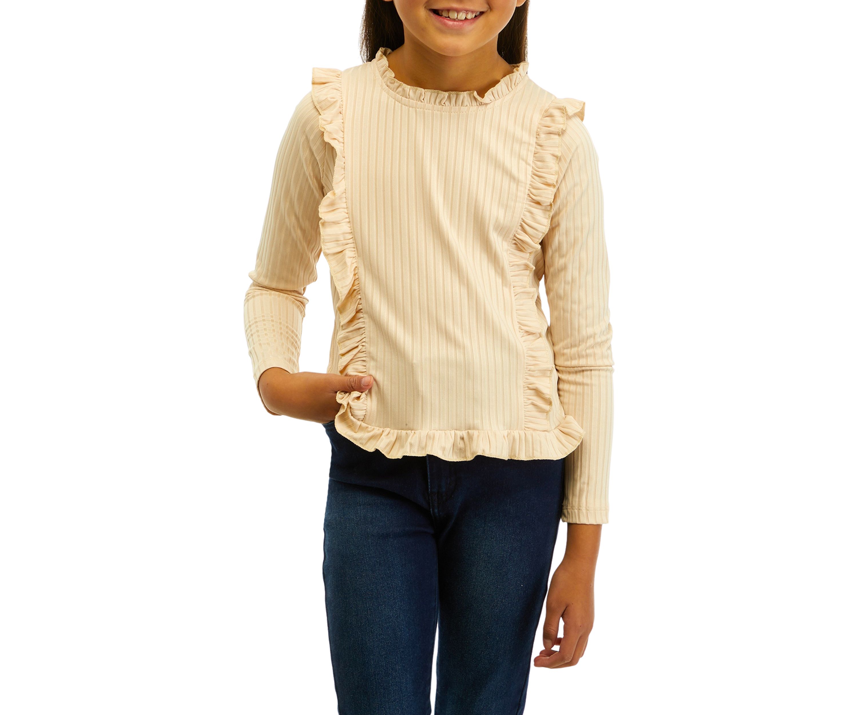Girls 7-16 Ruffle Detailed Top