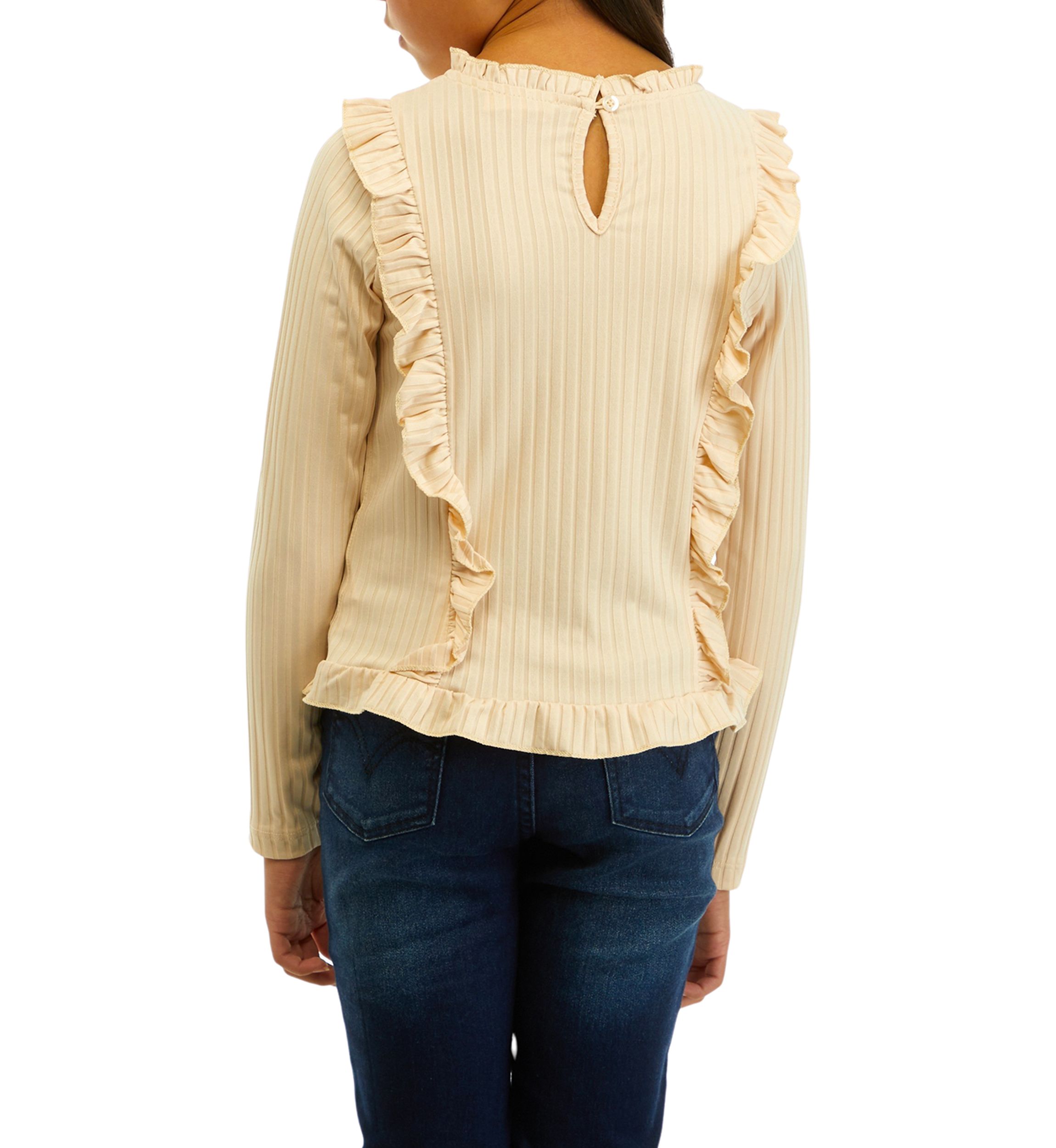 Girls 7-16 Ruffle Detailed Top