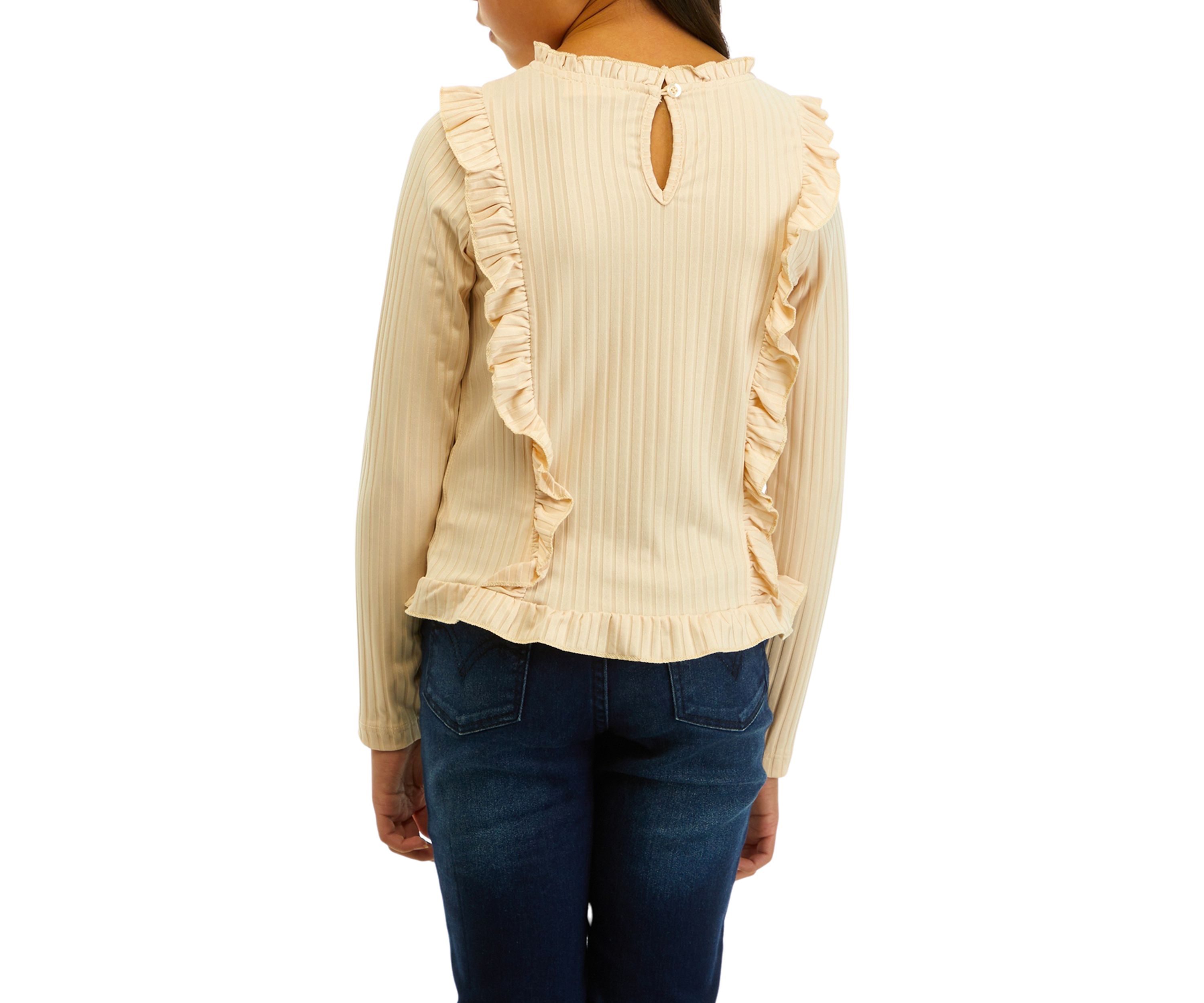 Girls 7-16 Ruffle Detailed Top