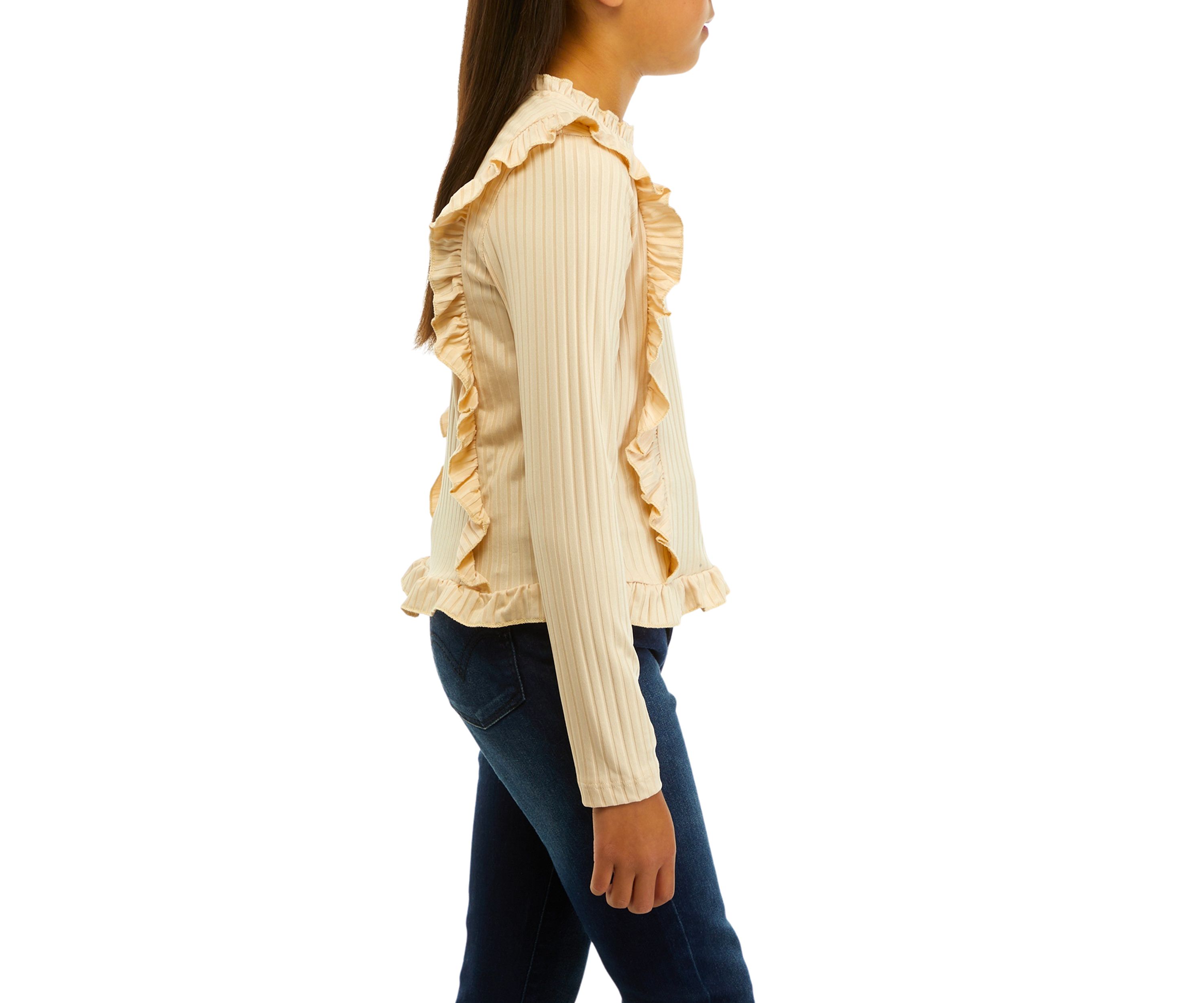 Girls 7-16 Ruffle Detailed Top