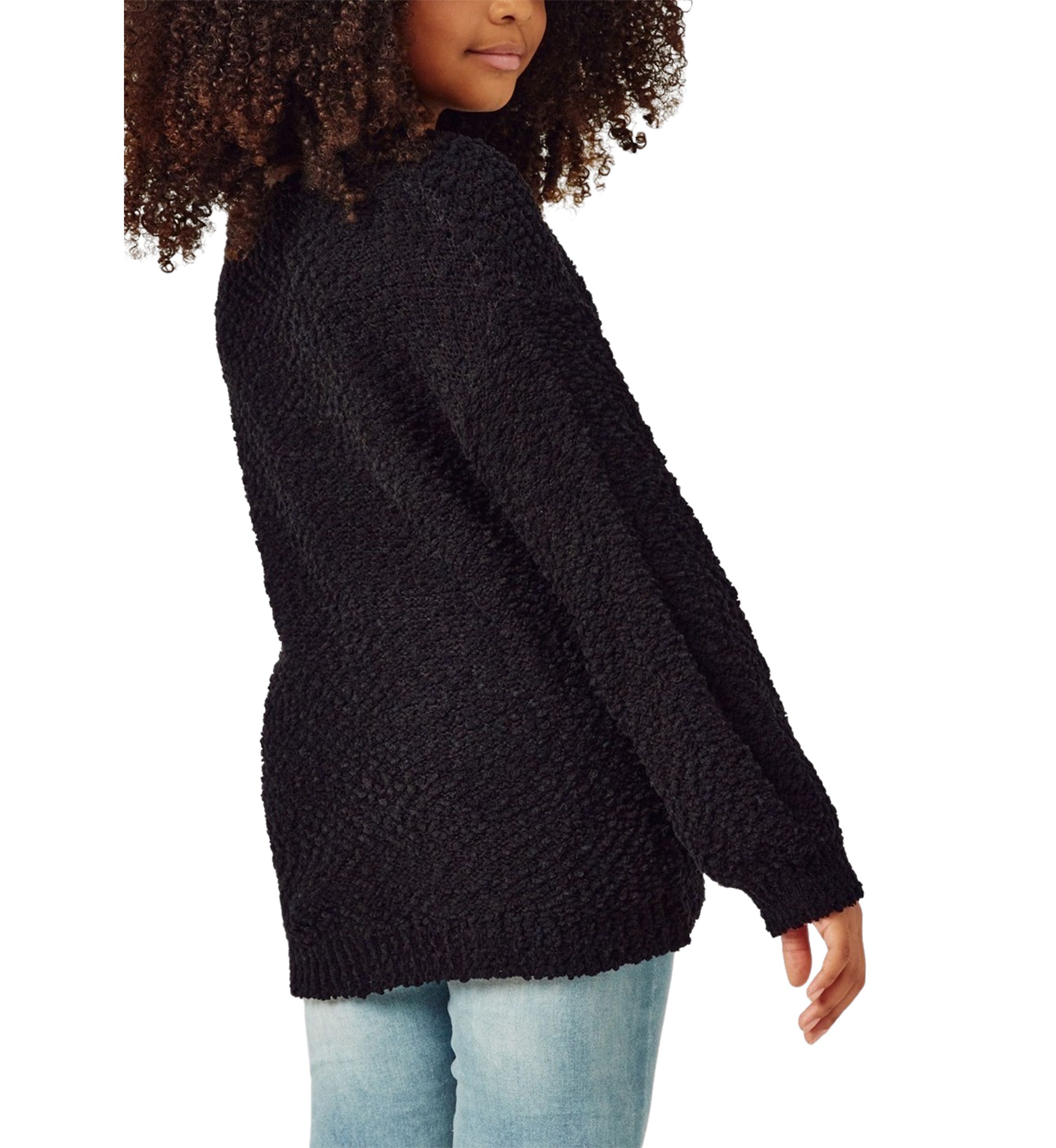 Girls 7-16 Popcorn Knit Sweater