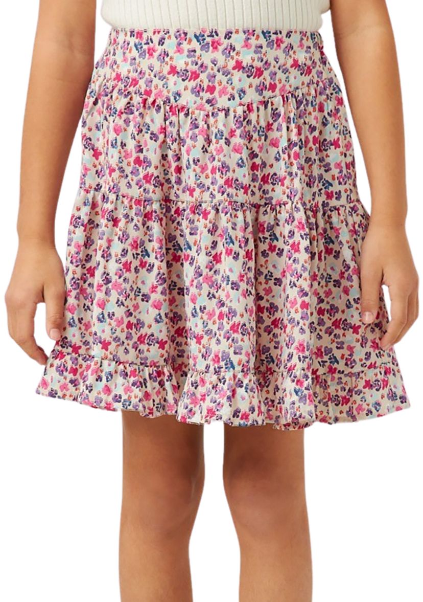 Toddler Girls Ditsy Floral Printed Ruffle Skirt