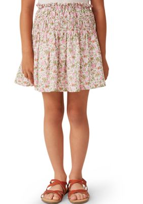 Hayden Girls 7-16 Ditsy Floral Printed Skirt, Pink, Large
