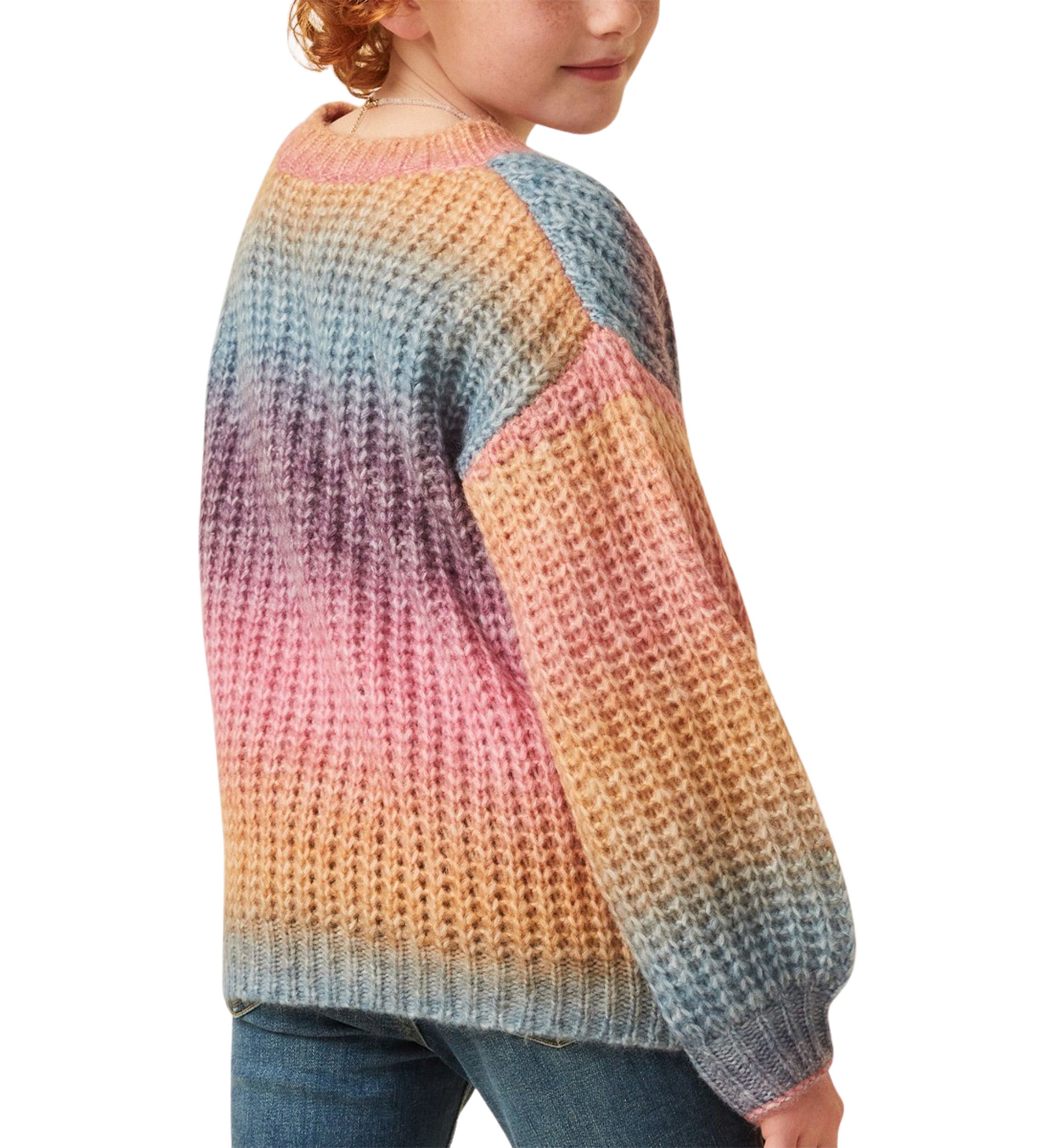 Girls 7-16 Ombré Stripe Sweater