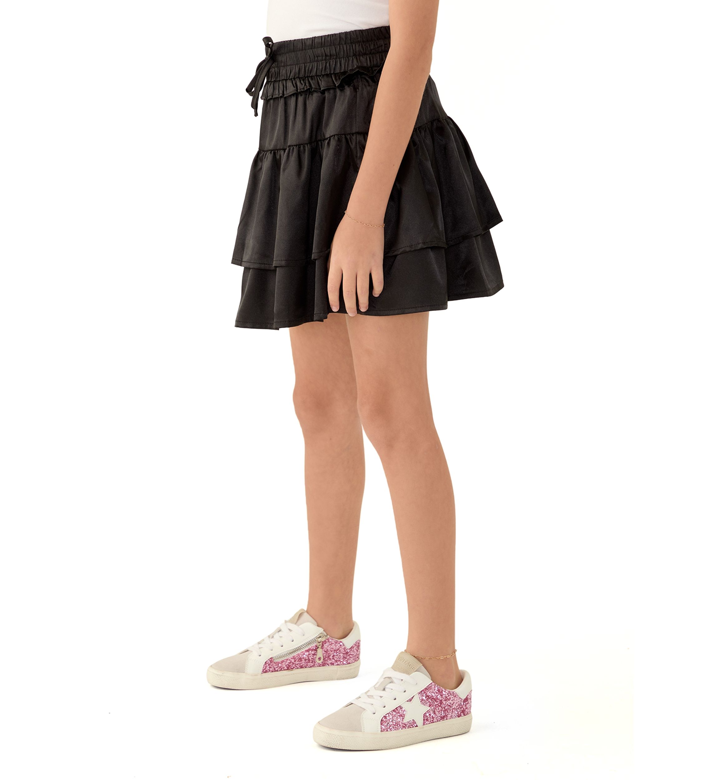 Girls 7-16 Ruffle Tiered Skirt