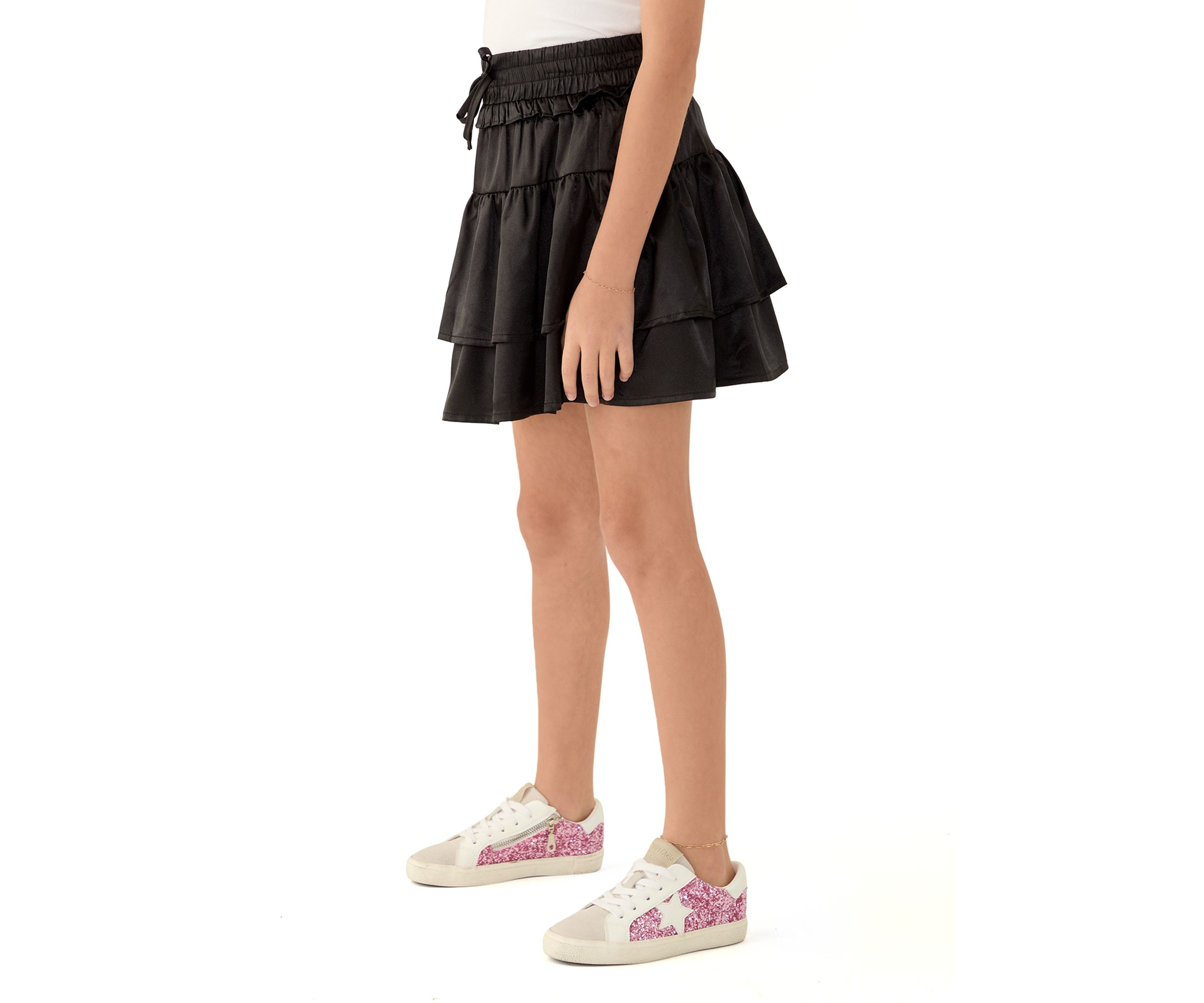 Girls 7-16 Ruffle Tiered Skirt
