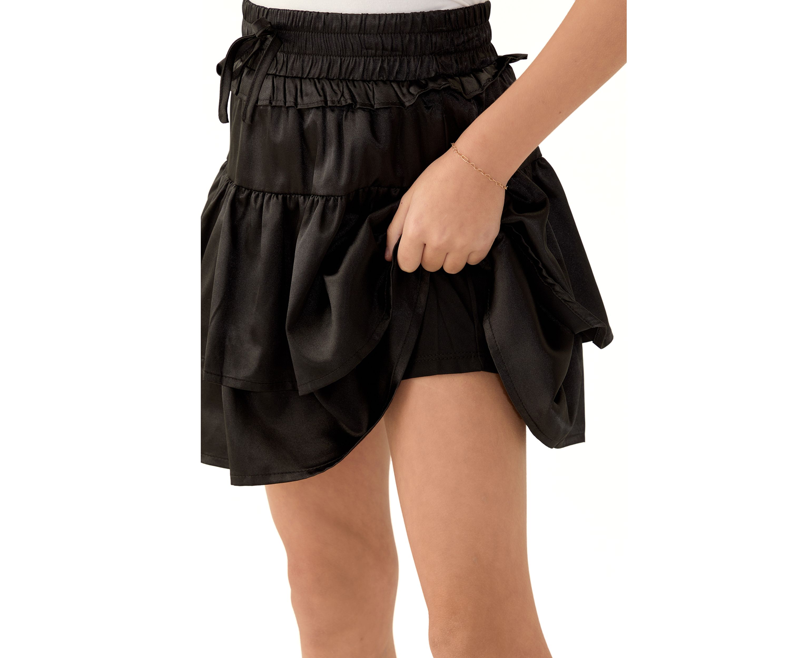 Girls 7-16 Ruffle Tiered Skirt