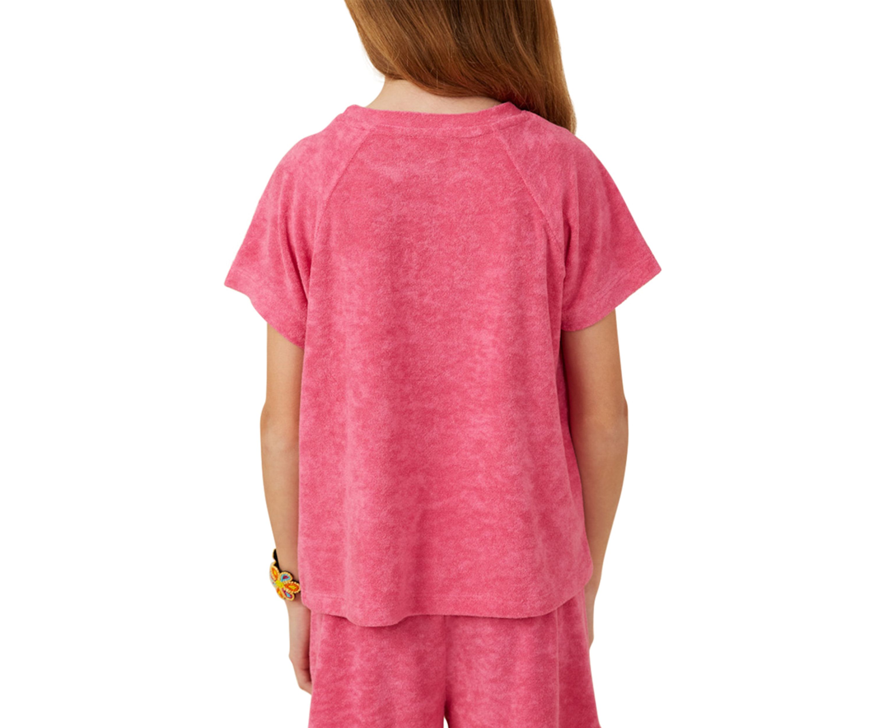 Girls 7-16 Textured Velvet Look Top