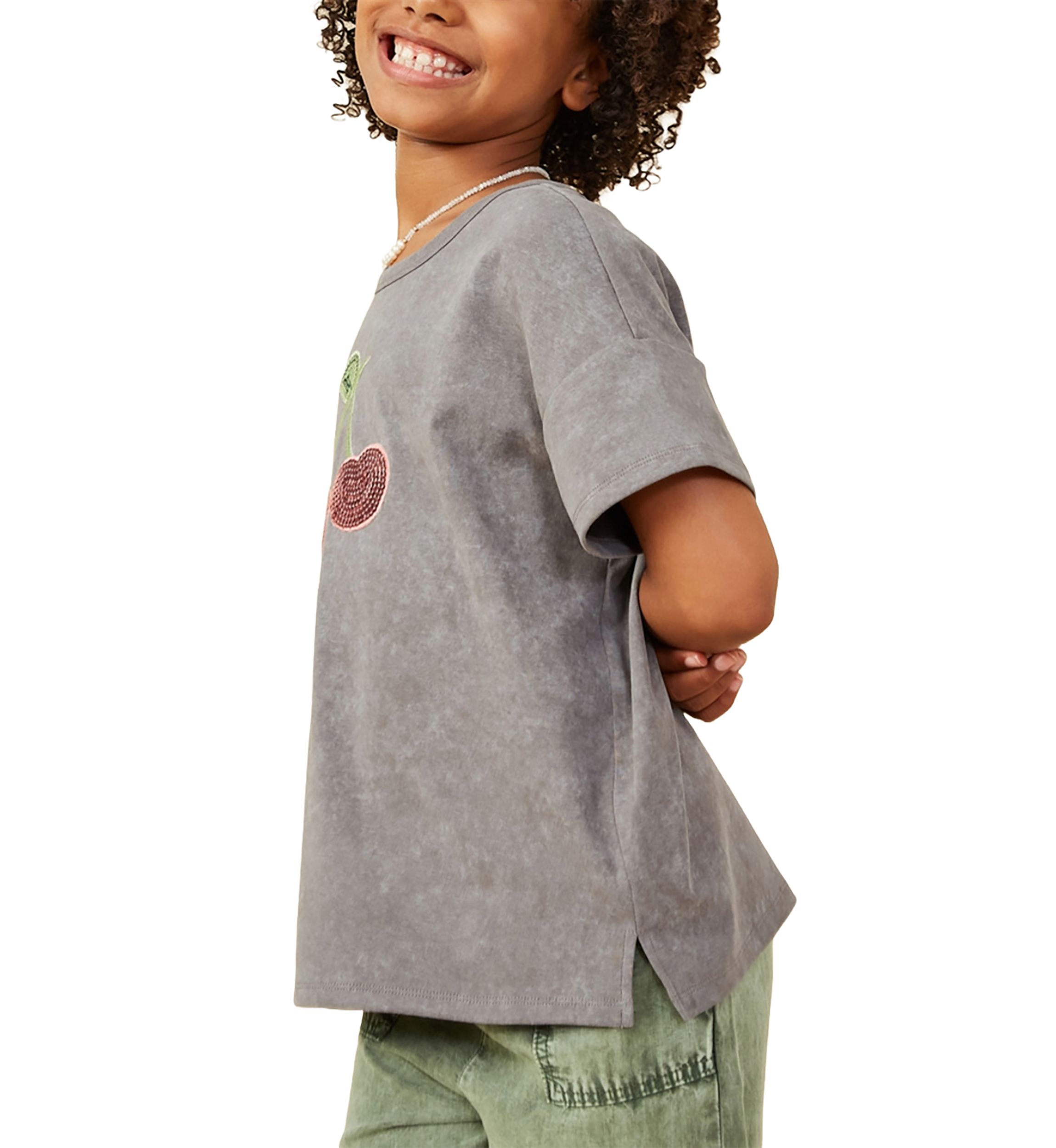 Girls 7-16 Sequin Cherry T-Shirt