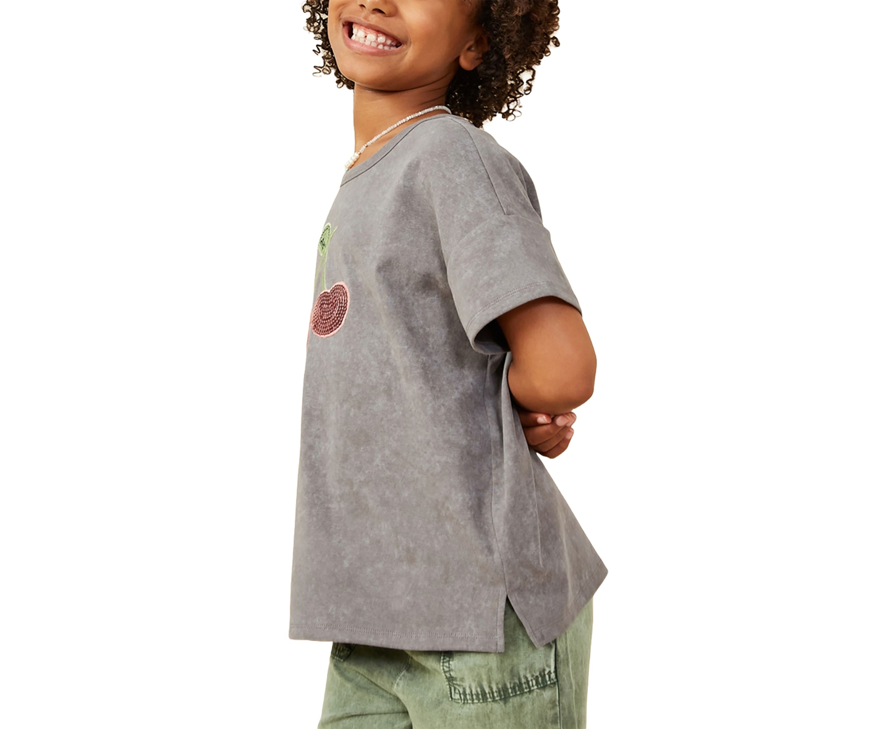 Girls 7-16 Sequin Cherry T-Shirt