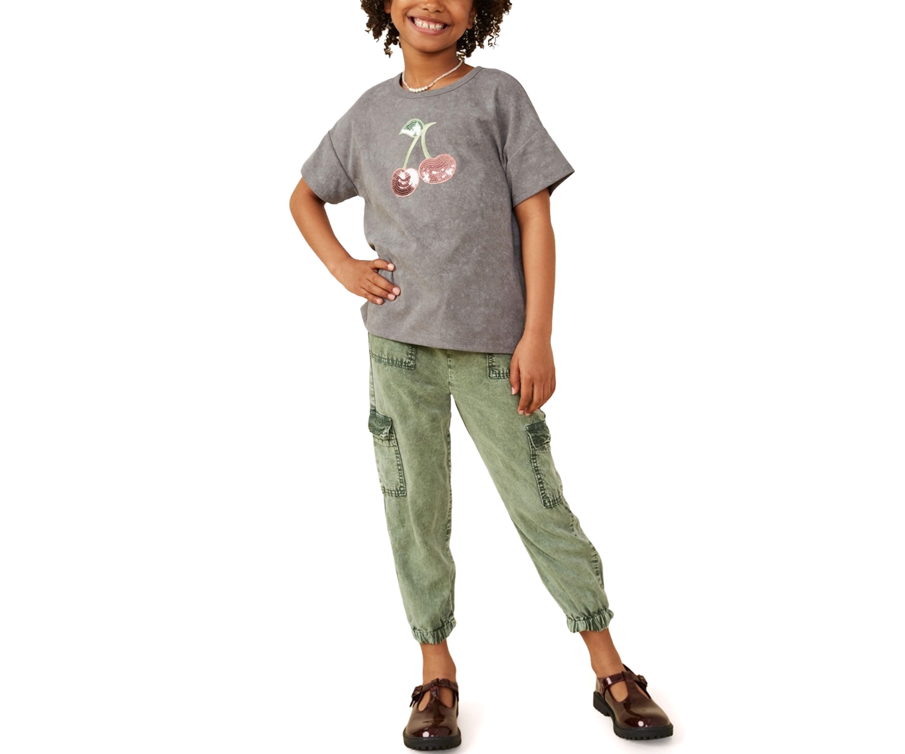 Girls 7-16 Sequin Cherry T-Shirt