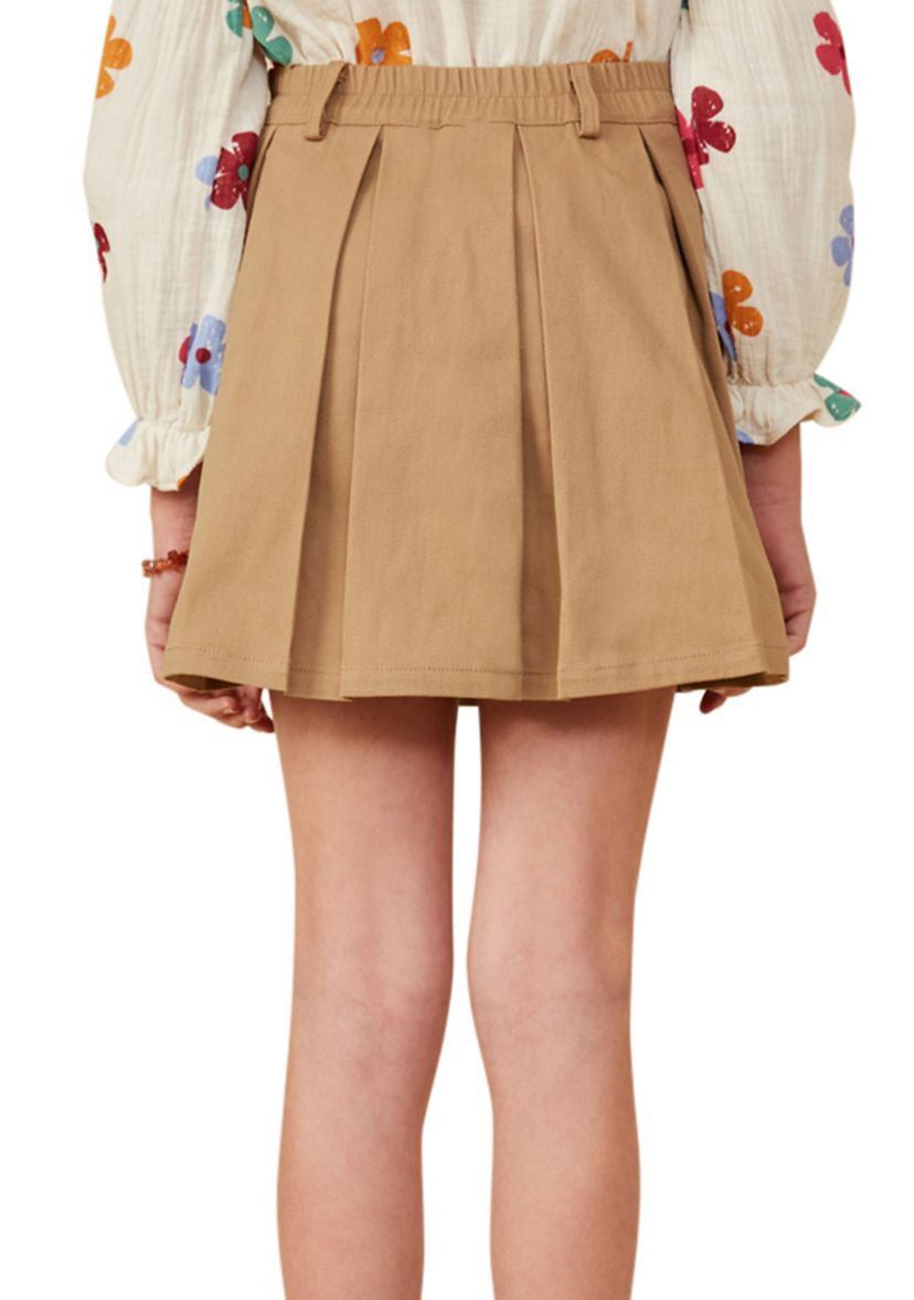 Girls 7-16 Pleated Skirt with Side Zipper