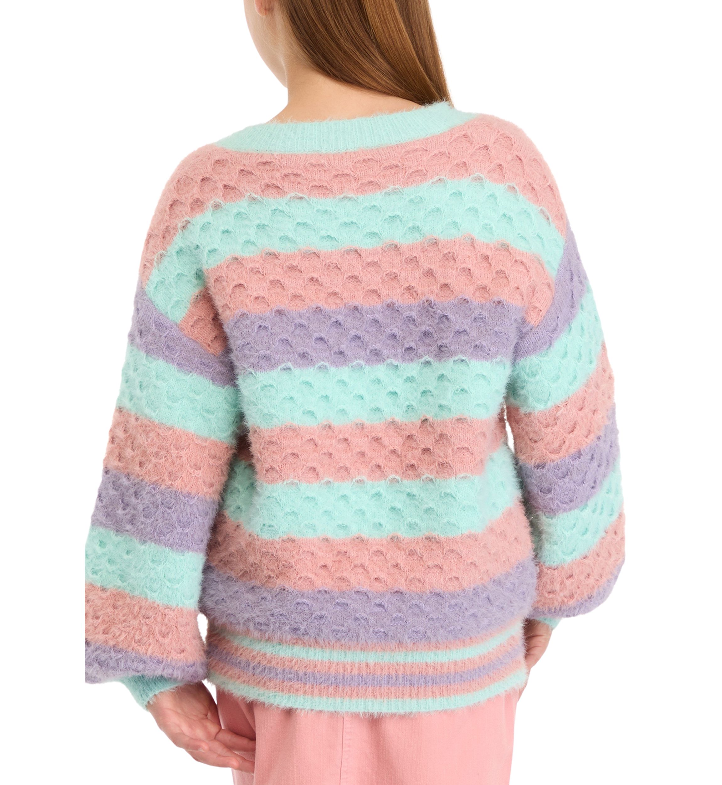 Girls 7-16 Color Block Brights Sweater