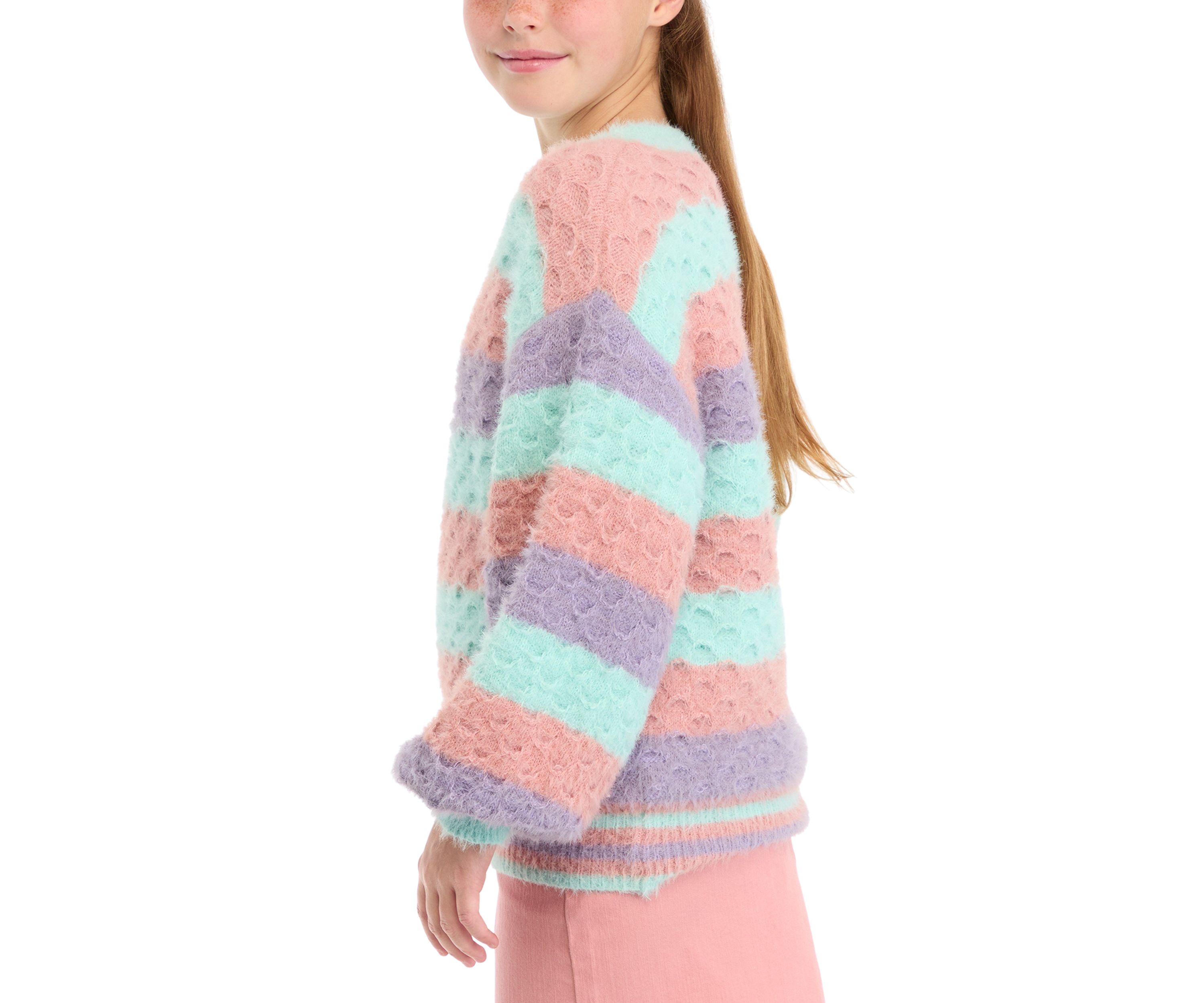 Girls 7-16 Color Block Brights Sweater