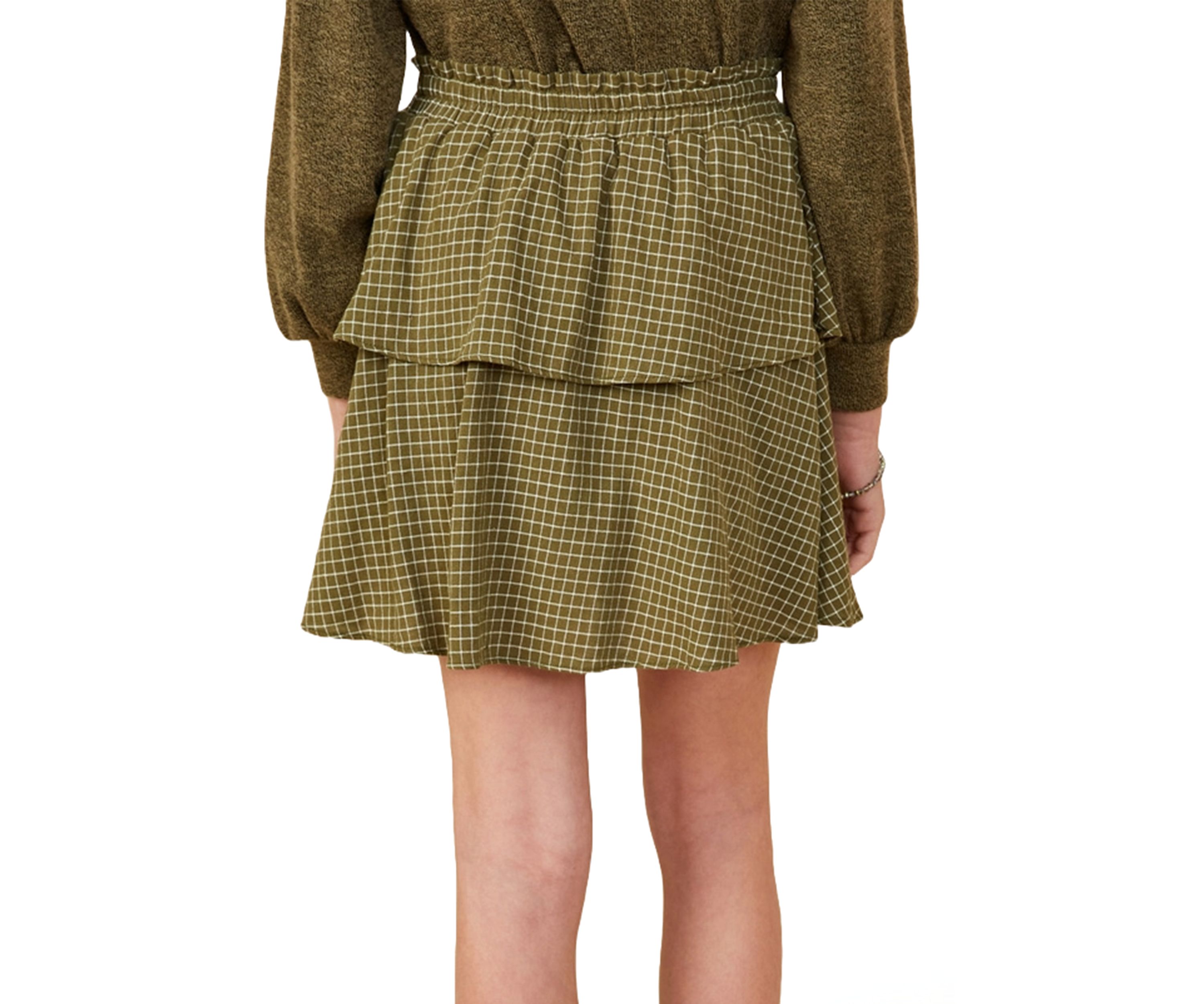 Girls 7-16 Tiered Printed Skirt
