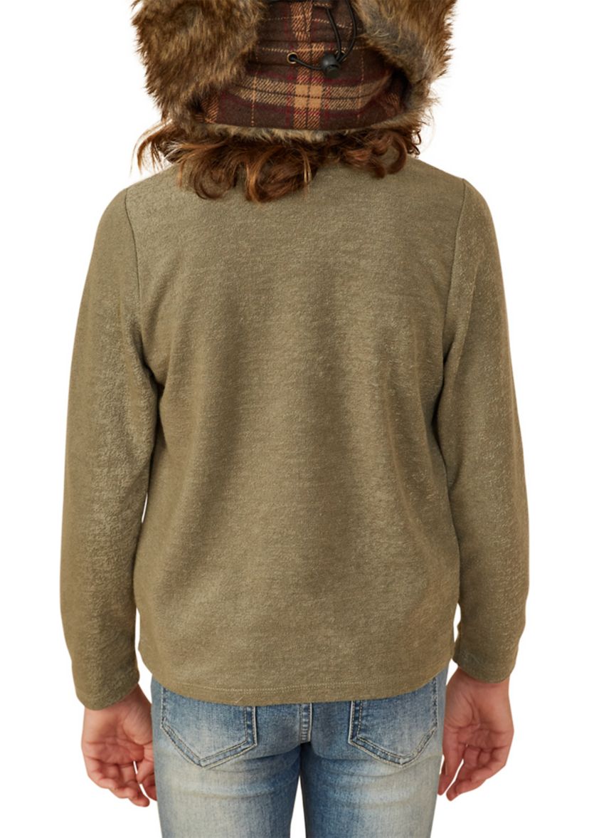 Girls 7-16 Fringed Top