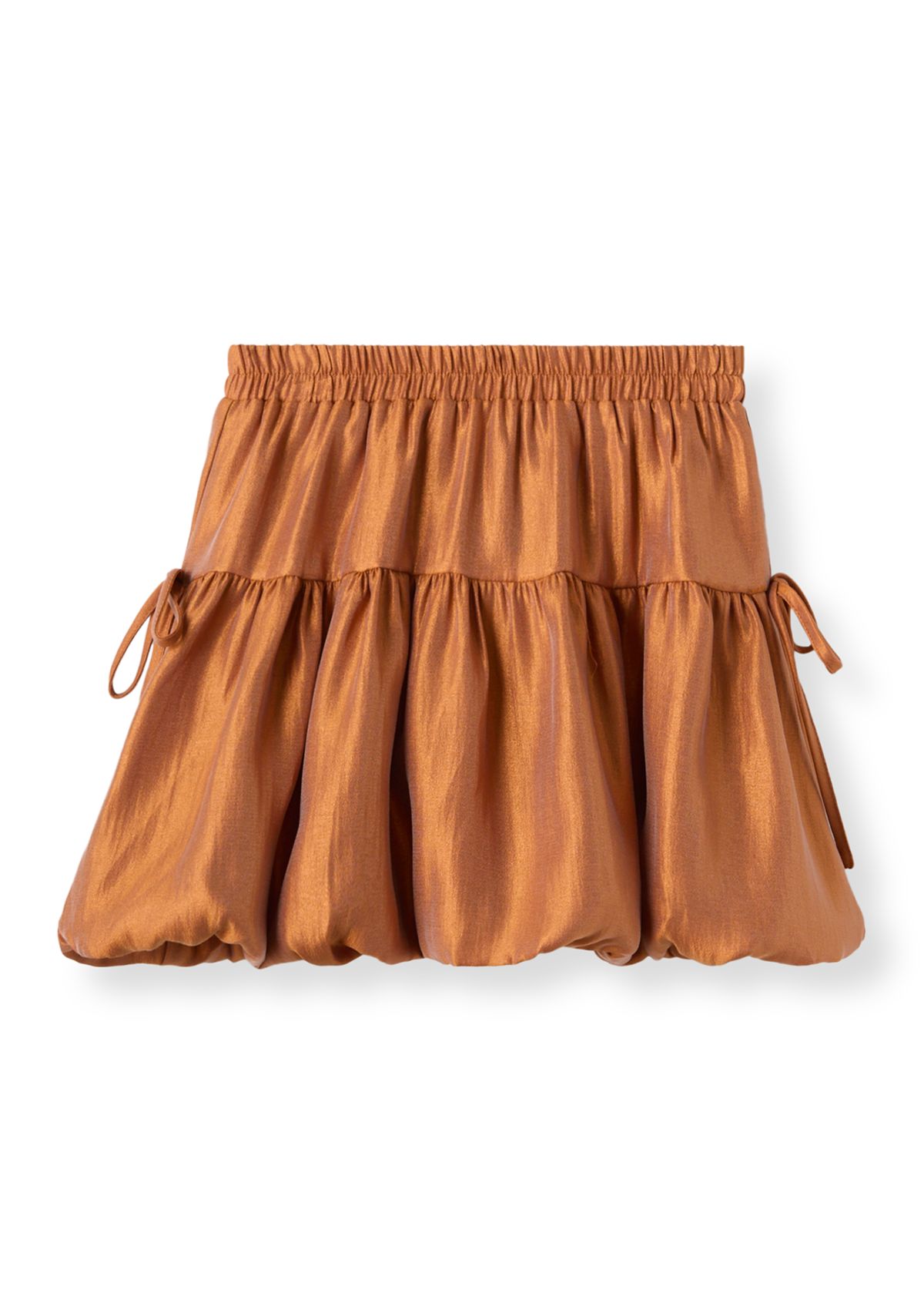 Girls 7-16 Side Ribbon Detail Bubble Skirt