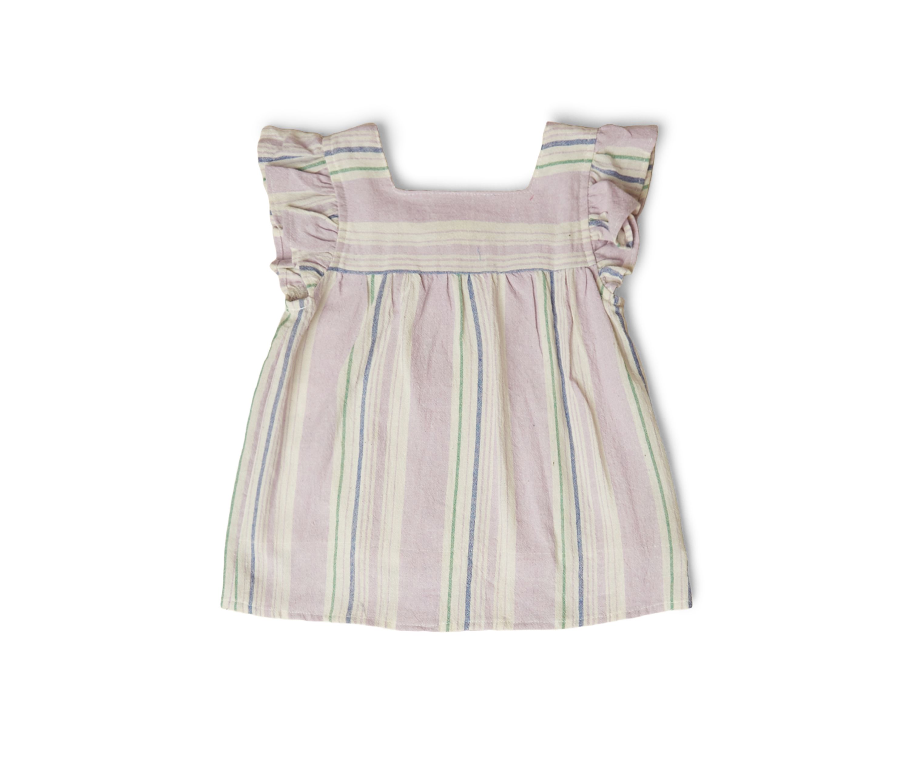 Girls 4-6x Striped Square Neck Top