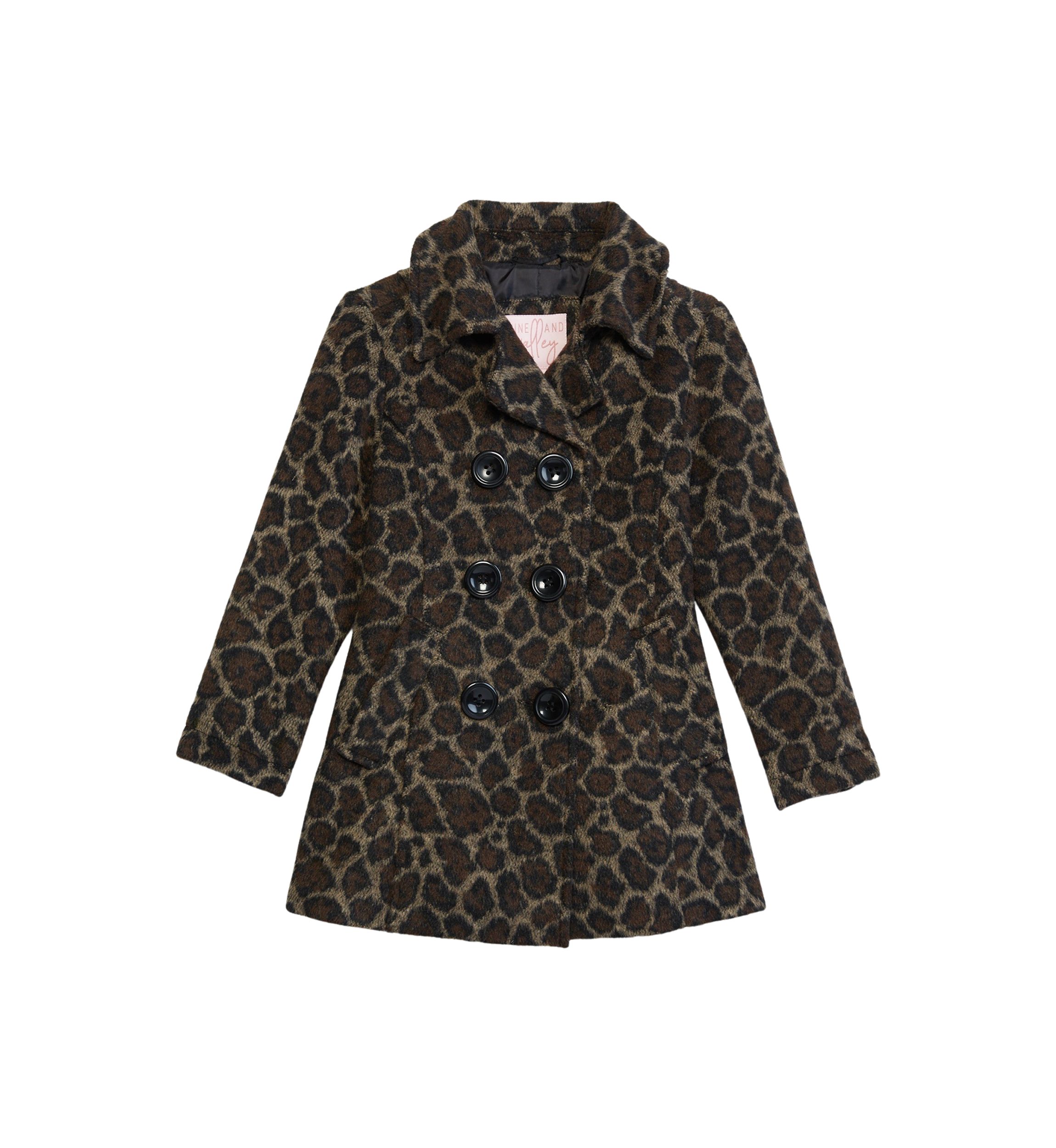 Girls 4-6x Printed Peacoat
