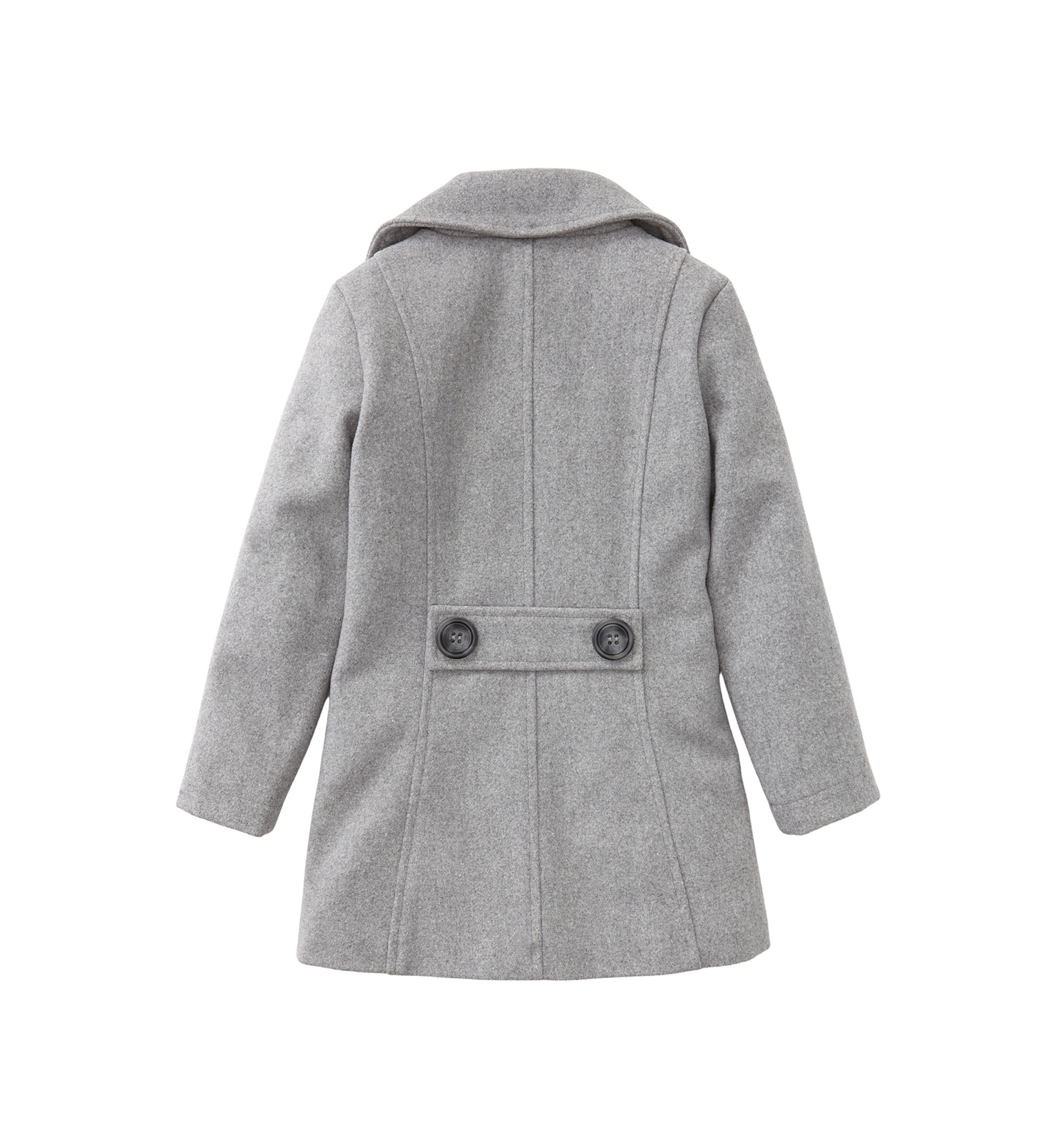 Girls 4-6x Faux Wool Peacoat 