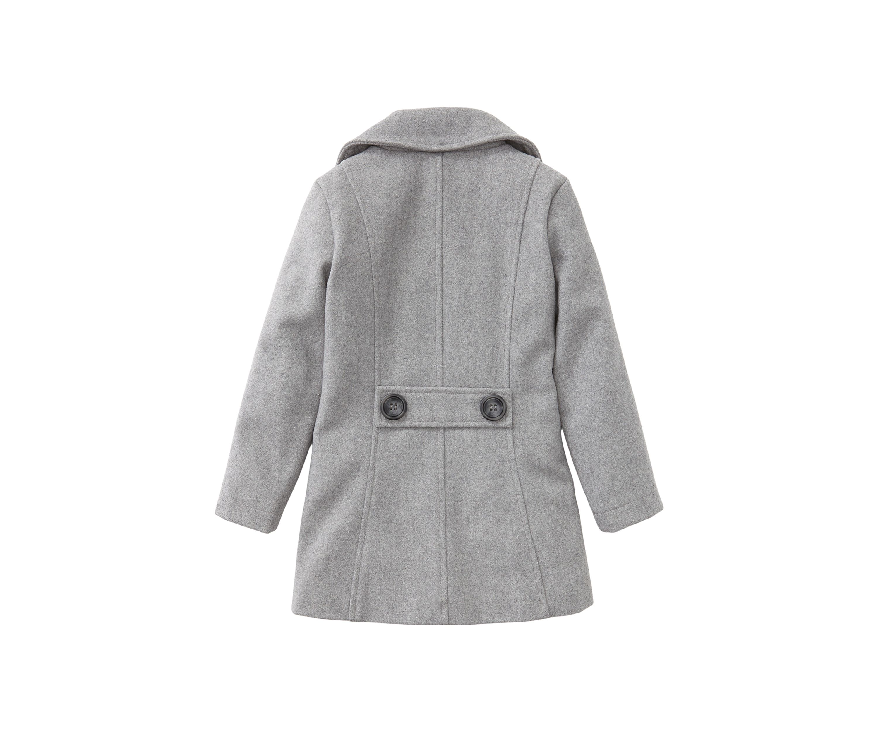 Girls 4-6x Faux Wool Peacoat 