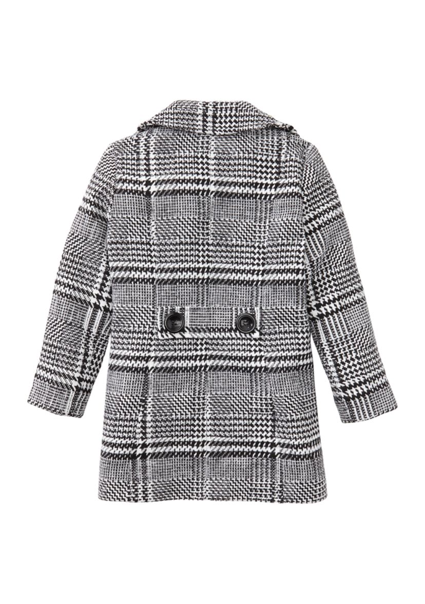 Girls 4-6x Faux Wool Peacoat