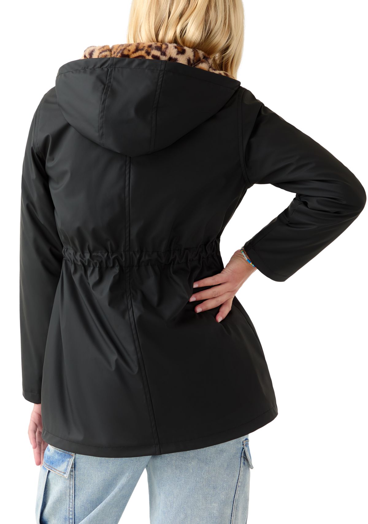 Girls 7-16 Anorak Raincoat 