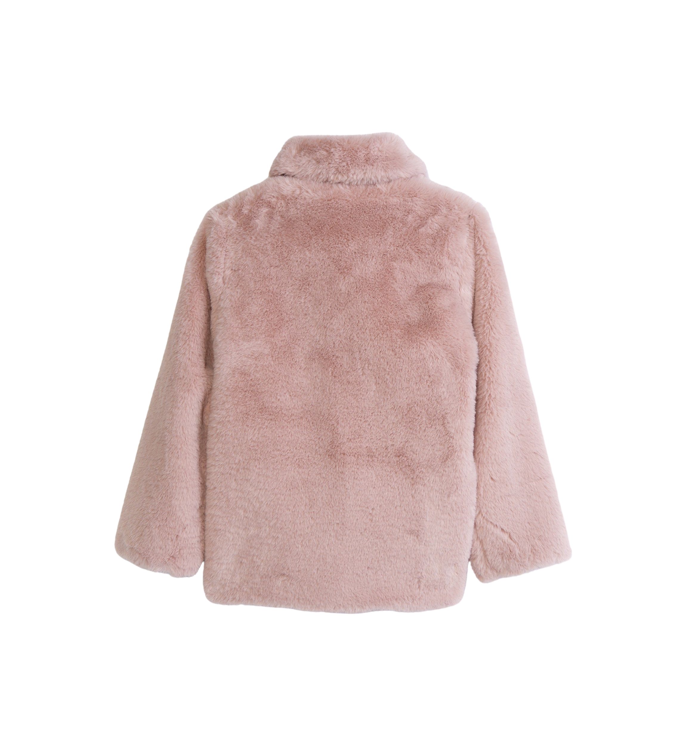 Girls 4-6x Cozy Zip Jacket with Collar